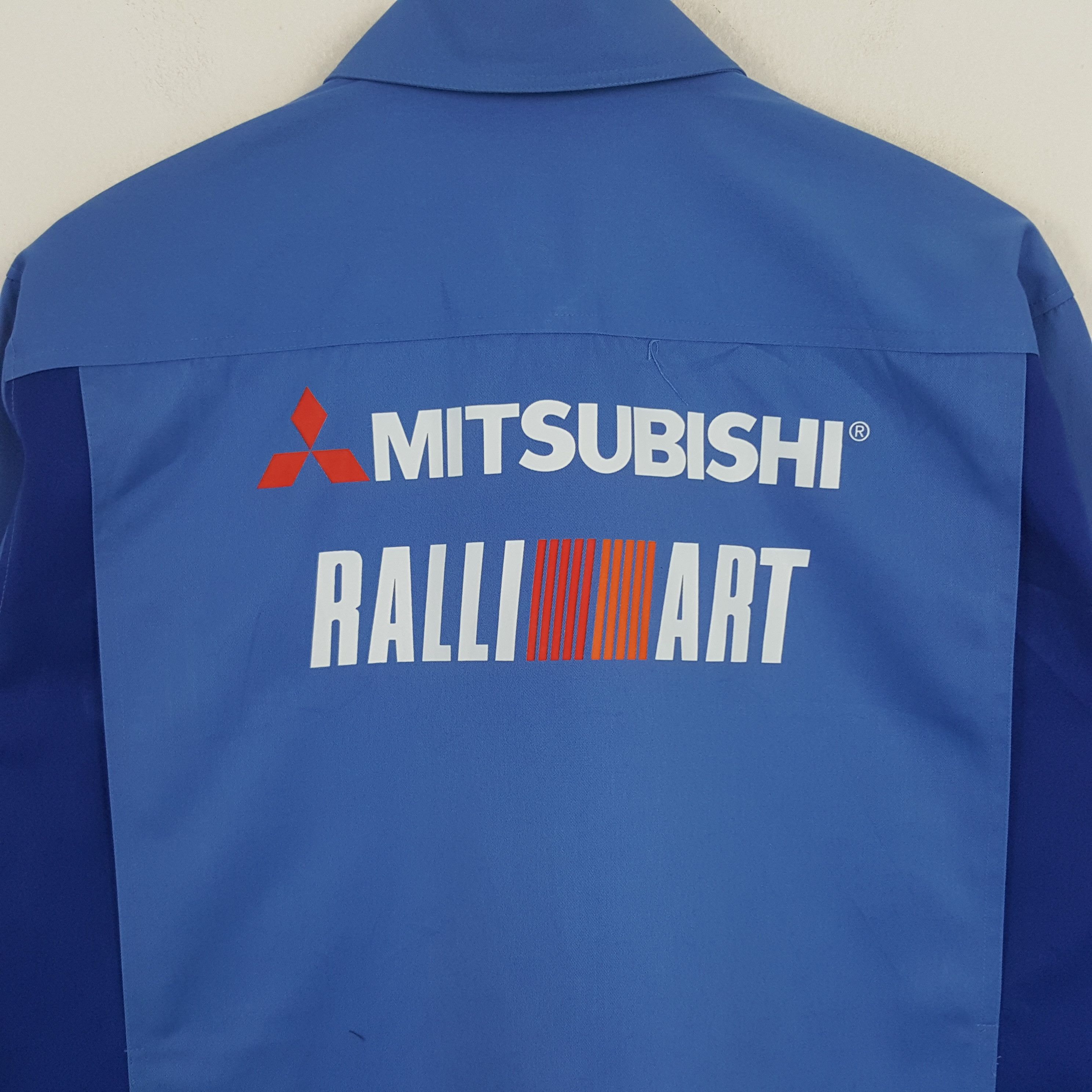 Japanese Brand × Vintage Vintage Mitsubishi Ralli Art Japanese Racing Custom Jacket Size US XXL / EU 58 / 5 - 2 Thumbnail