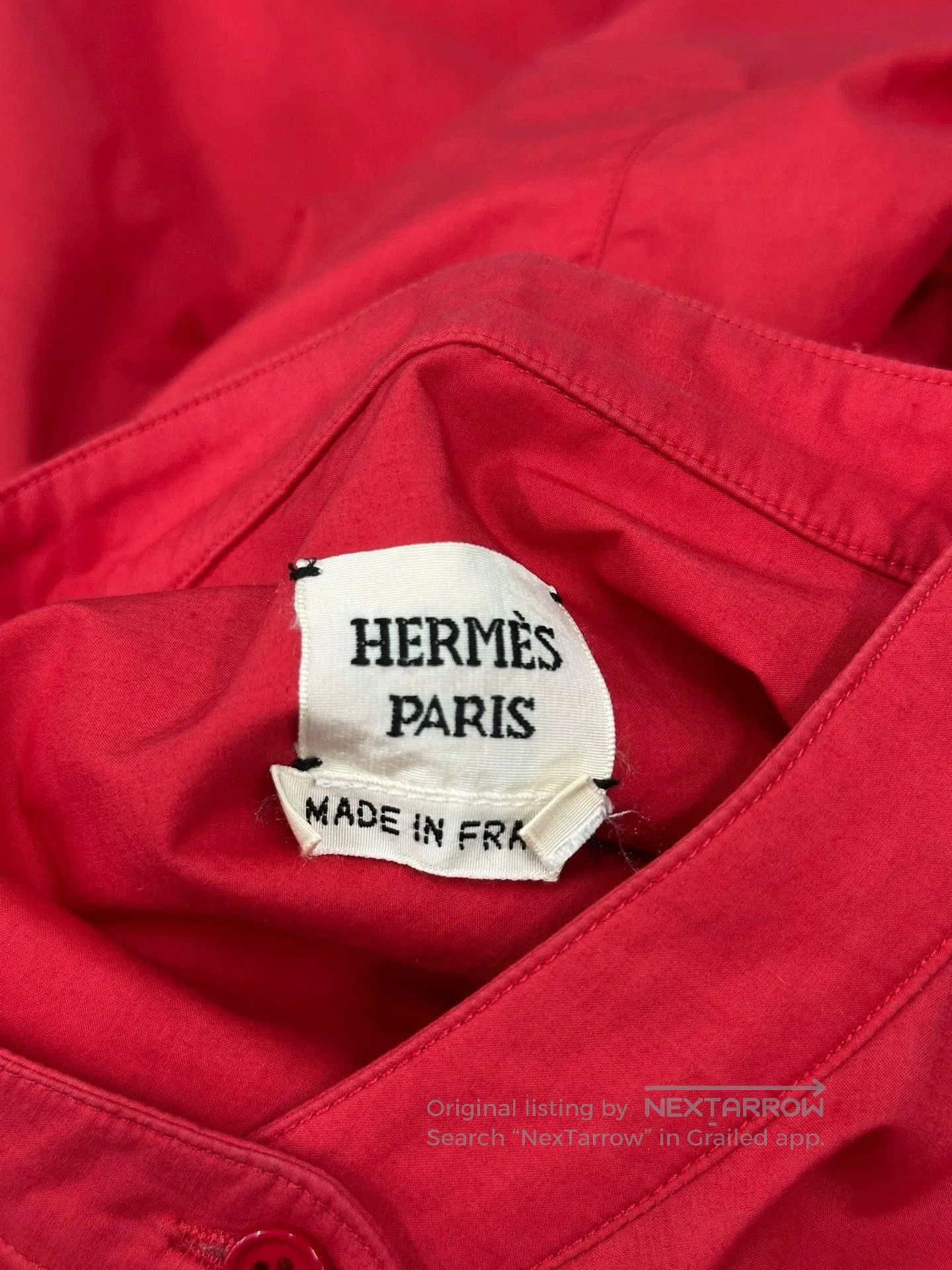 Hermes Hermes Red Shirt Top Size 36. Size US S / EU 44-46 / 1 - 5 Thumbnail