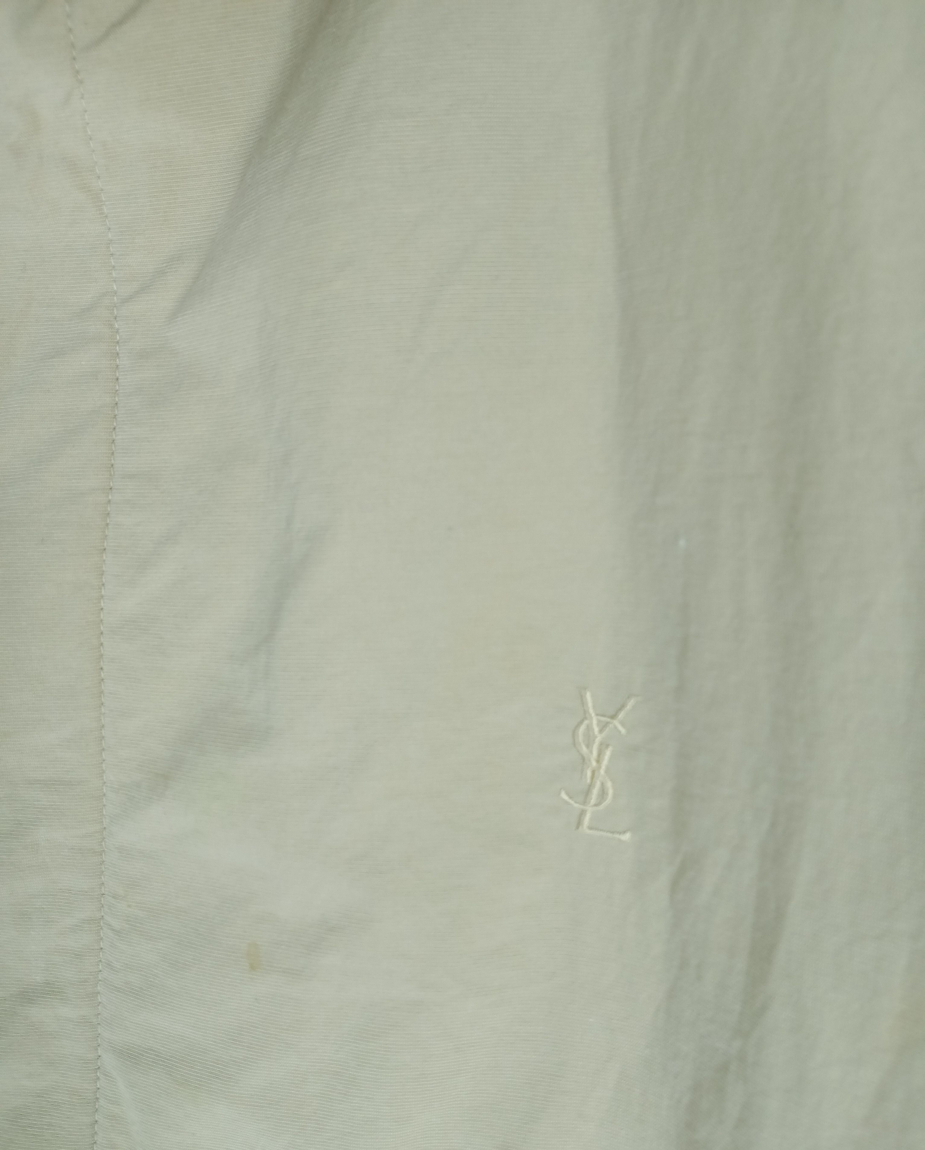 Yves Saint Laurent Rare Vintage Yves Saint Laurent Pour Homme Big Logo Jacket Size US L / EU 52-54 / 3 - 6 Thumbnail