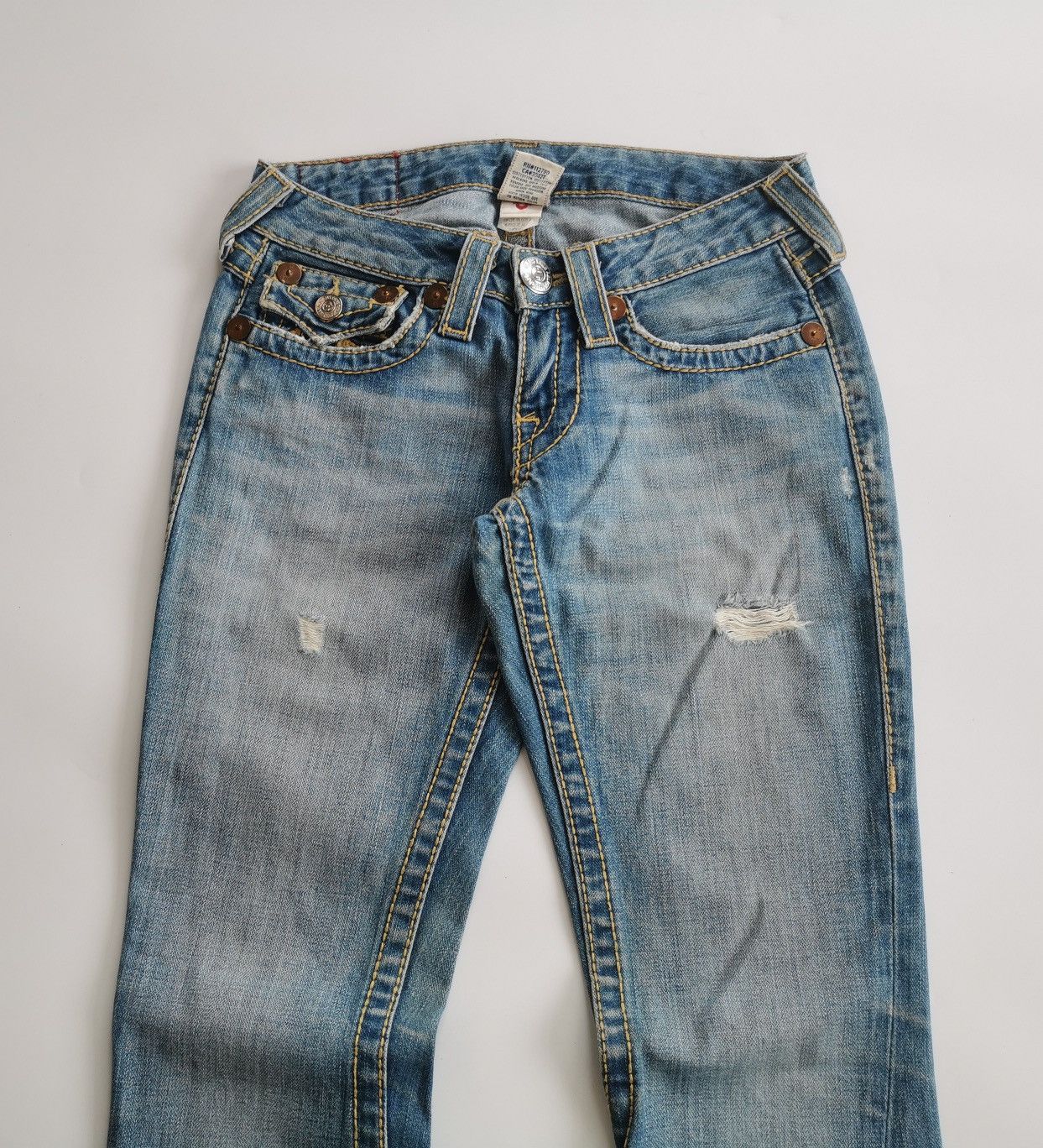 True Religion Bootcut True Religion Rainbow Joey Jeans Size 26" / US 2 / IT 38 - 2 Thumbnail