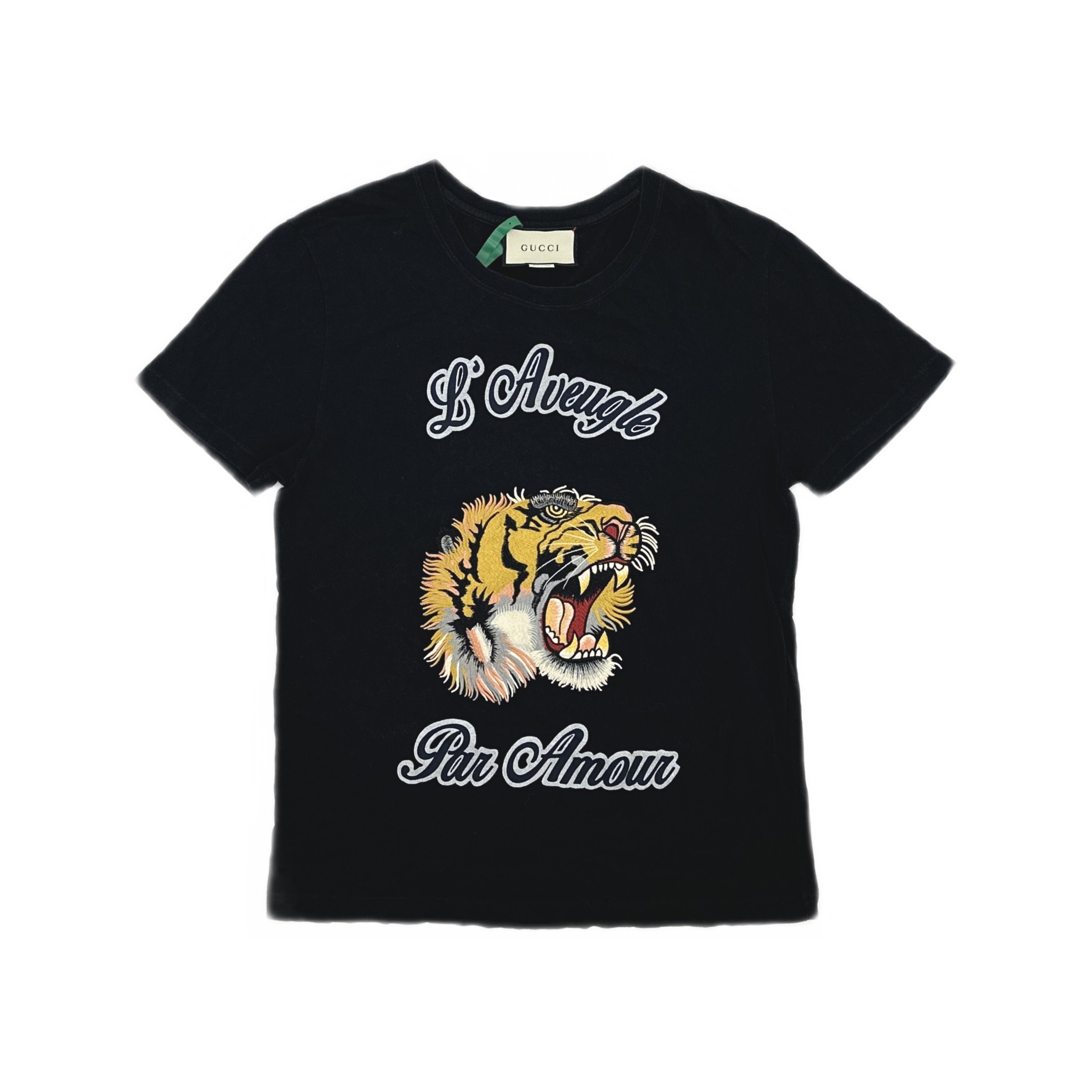 Gucci Gucci Tiger Embroidered T-Shirt XS Size US XS / EU 42 / 0 - 1 Thumbnail