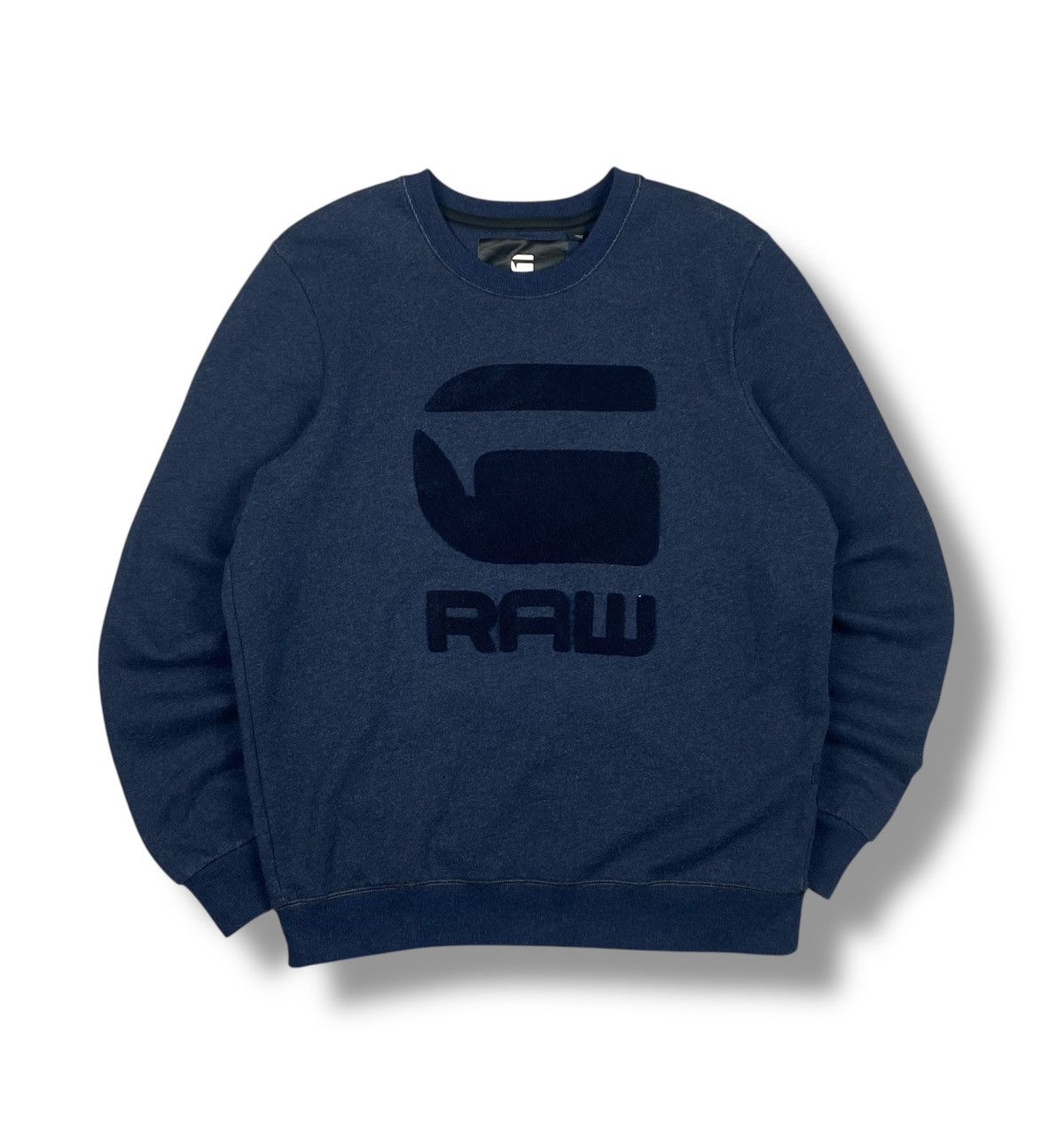 G-Star G-Star RAW Yster Big Logo Crewneck Sweatshirt Size US XL / EU 56 / 4 - 1 Thumbnail