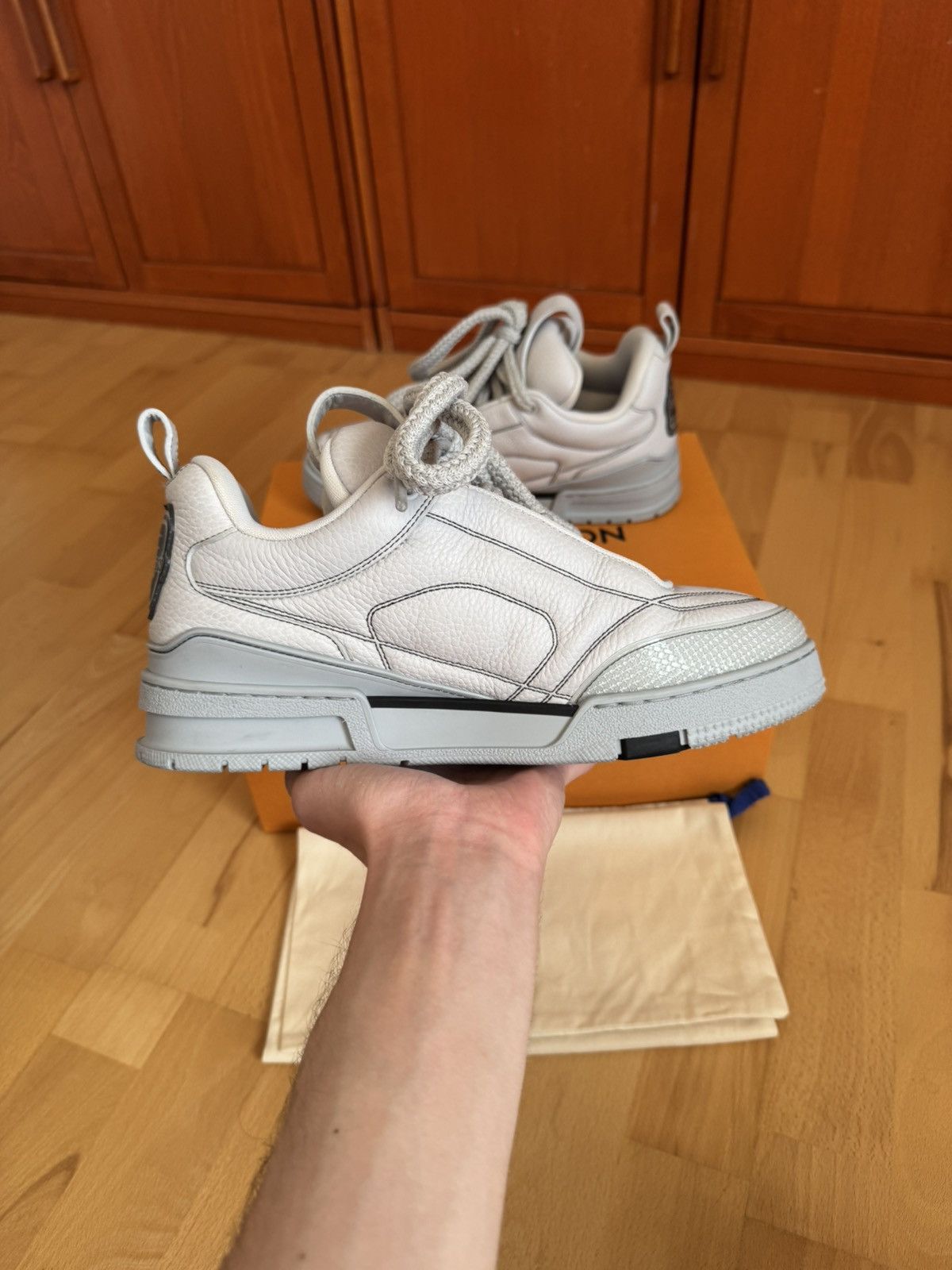 Louis Vuitton Louis Vuitton LV Skate Grey Size US 8.5 / EU 41-42 - 4 Thumbnail