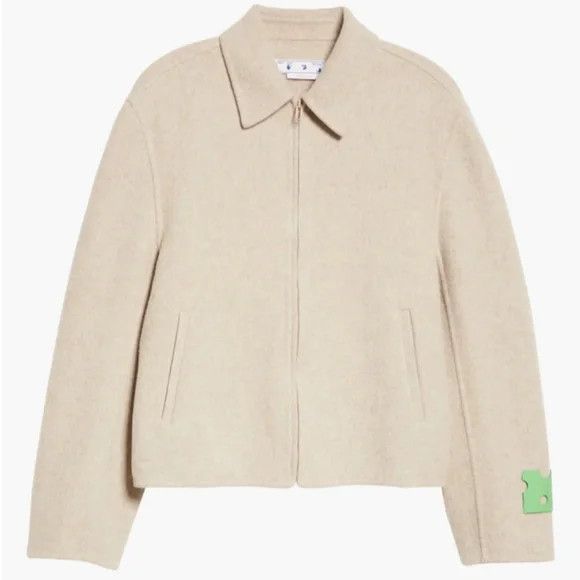 Off-White o1y0225 Jacket in Beige Size US S / EU 44-46 / 1 - 1 Thumbnail