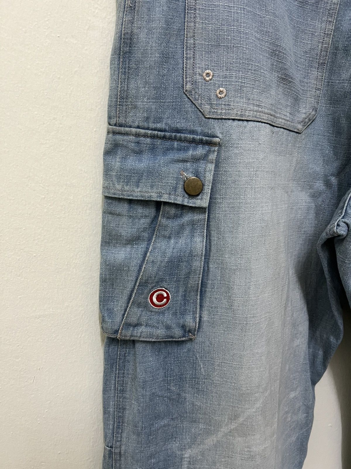 Vintage Vintage Y2K Conart Baggy Cargo Jeans Size US 35 - 4 Thumbnail
