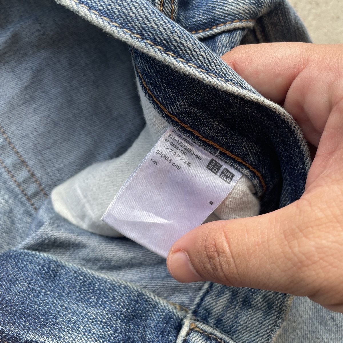 Japanese Brand Vintage Japanese Brand Faded Jeans Denim Pants W35 Size US 35 - 7 Thumbnail