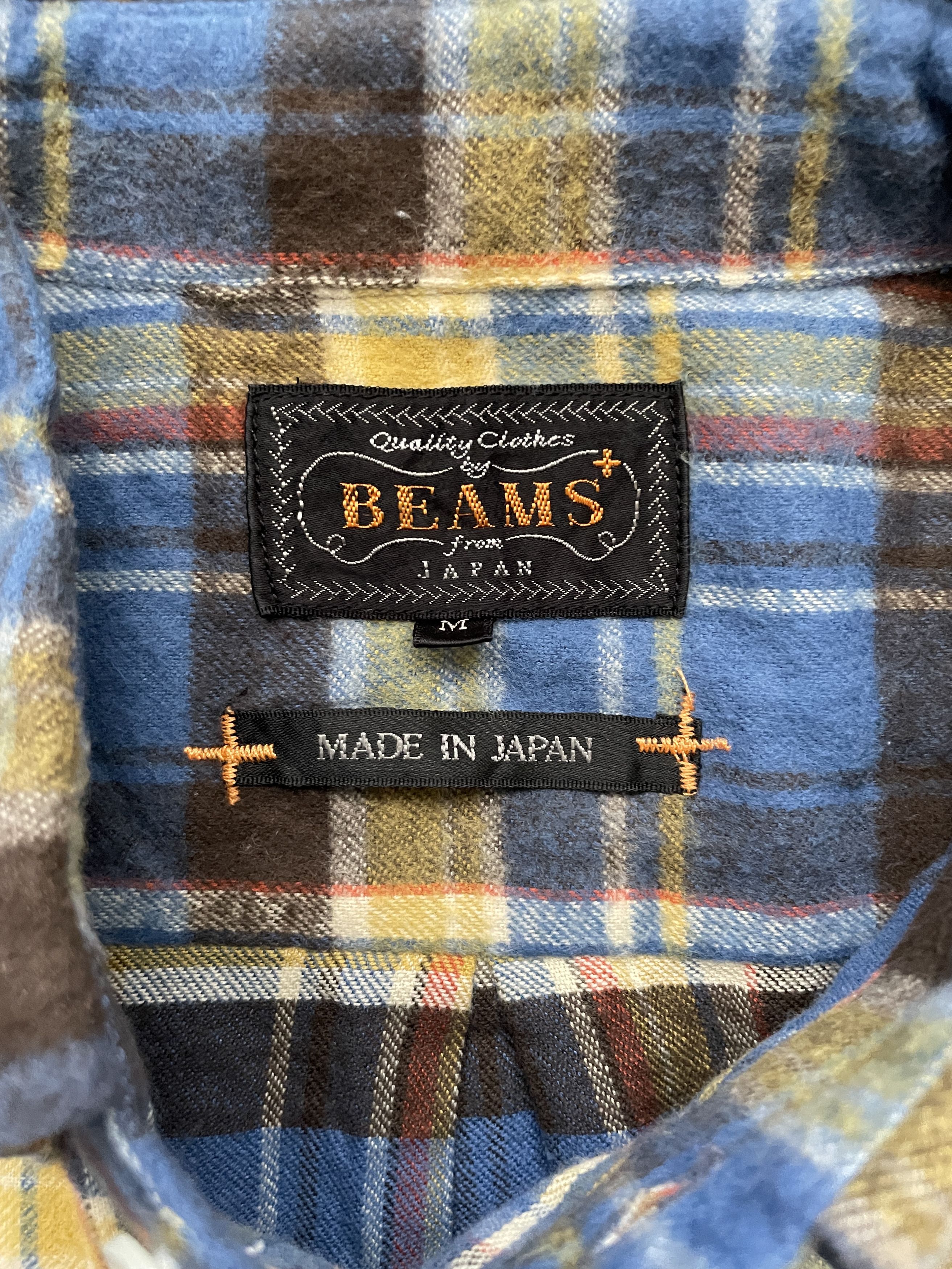 Beams Plus Beams Plus Brushed Flannel Check Button Down Shirt Size US M / EU 48-50 / 2 - 6 Thumbnail