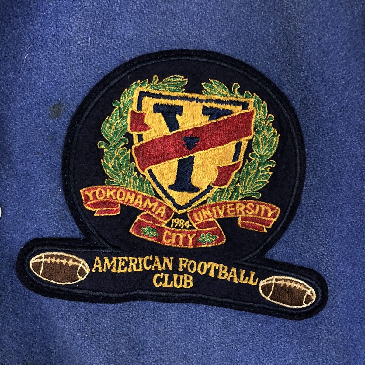 Vintage 🔥VINTAGE 1984 YOKOHAMA UNIVERSITY AMERICAN FOOTBALL CLUB Size US L / EU 52-54 / 3 - 19 Thumbnail