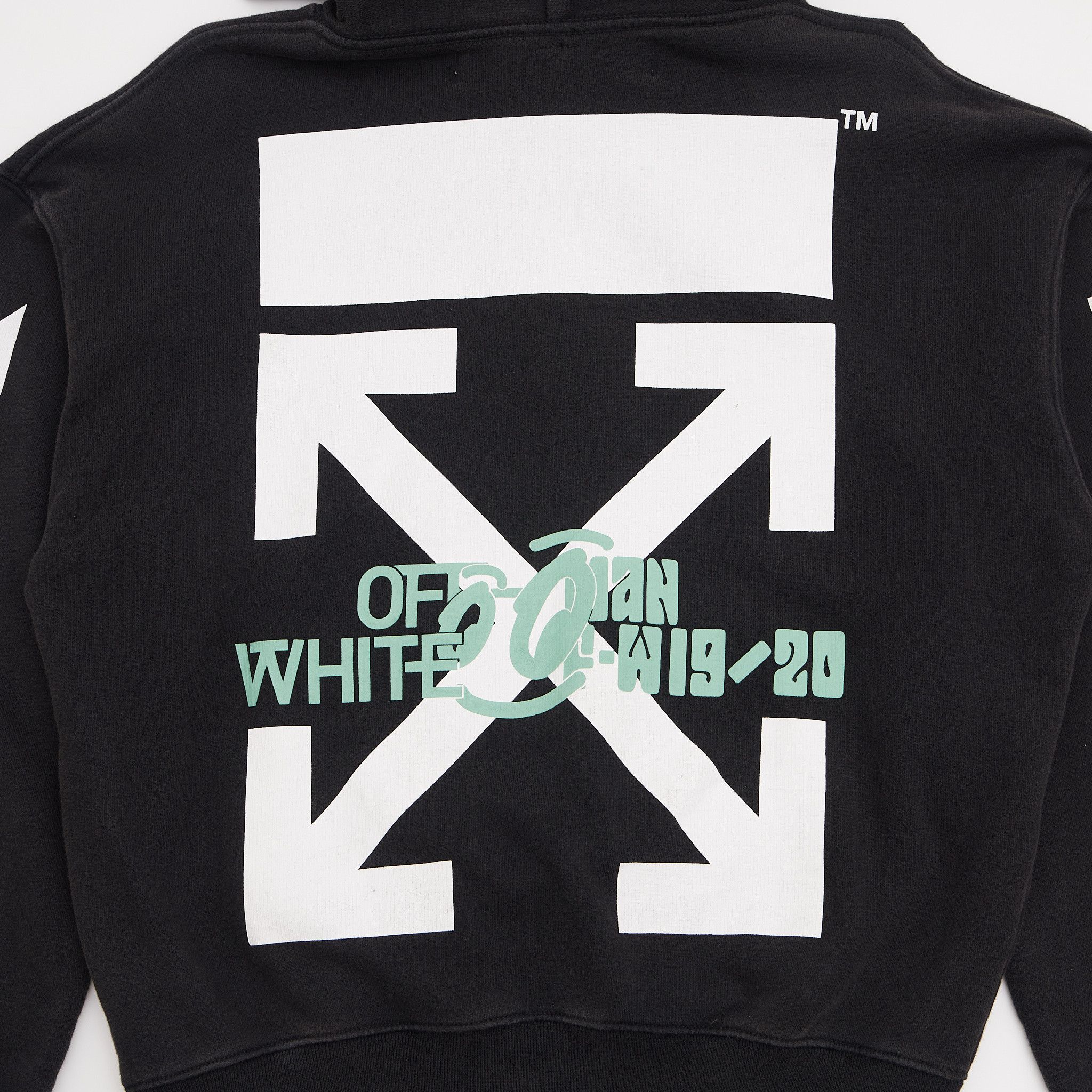 Off-White OFF WHITE Diag Waterfall Hoodie BLACK Size US XS / EU 42 / 0 - 10 Thumbnail