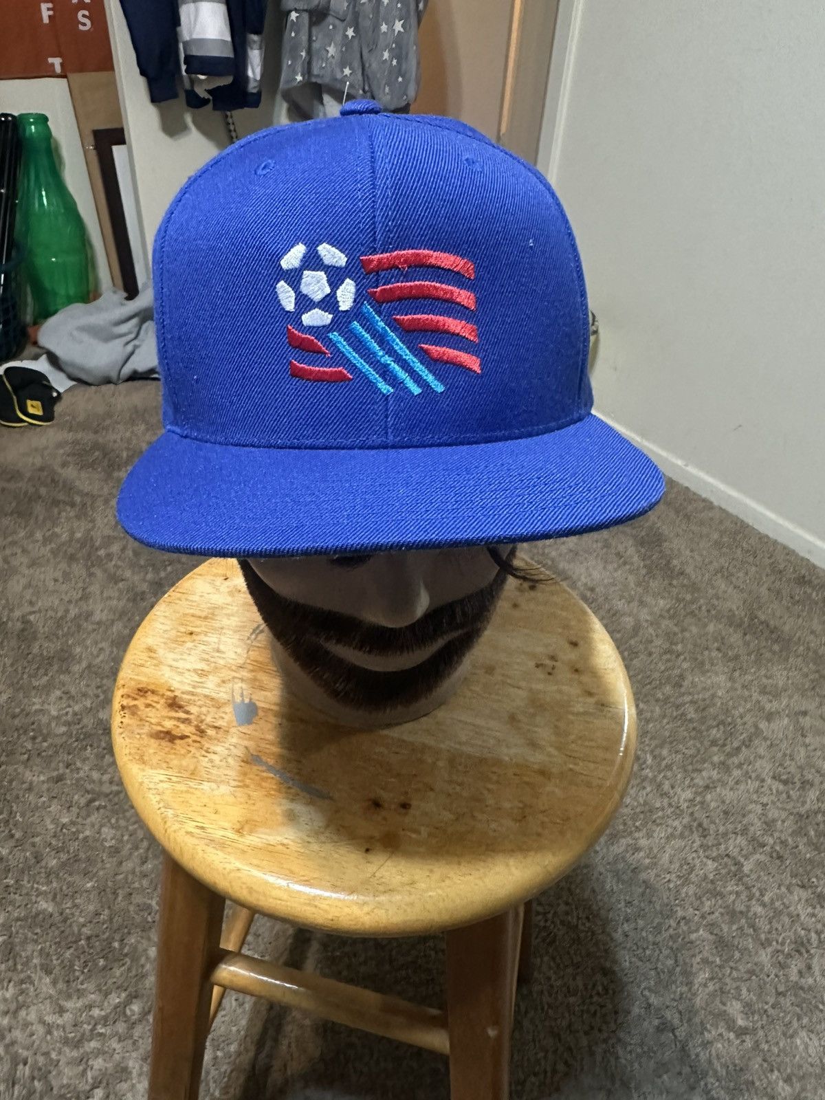 New Era Vintage FIFA World Cup soccer “triple blue” hat 00s Size ONE SIZE - 2 Thumbnail
