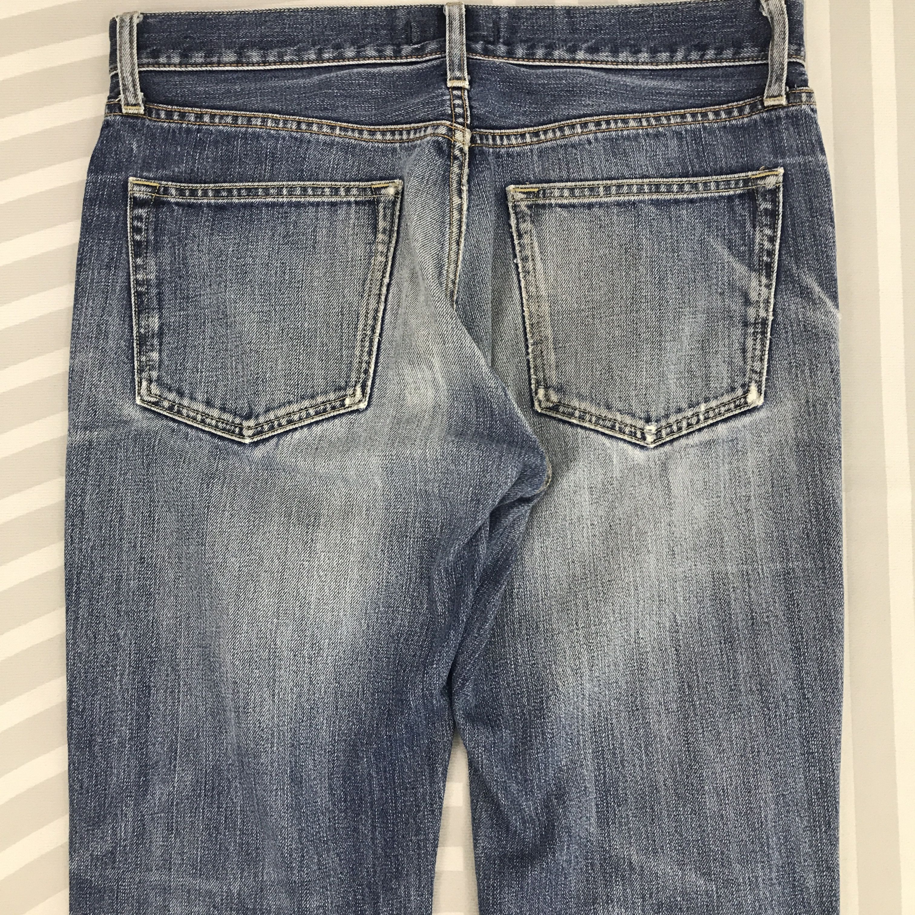Jun Takahashi × Uniqlo Vintage Uniqlo Japan design Rare Distressed Jeans pants Size US 30 / EU 46 - 5 Thumbnail