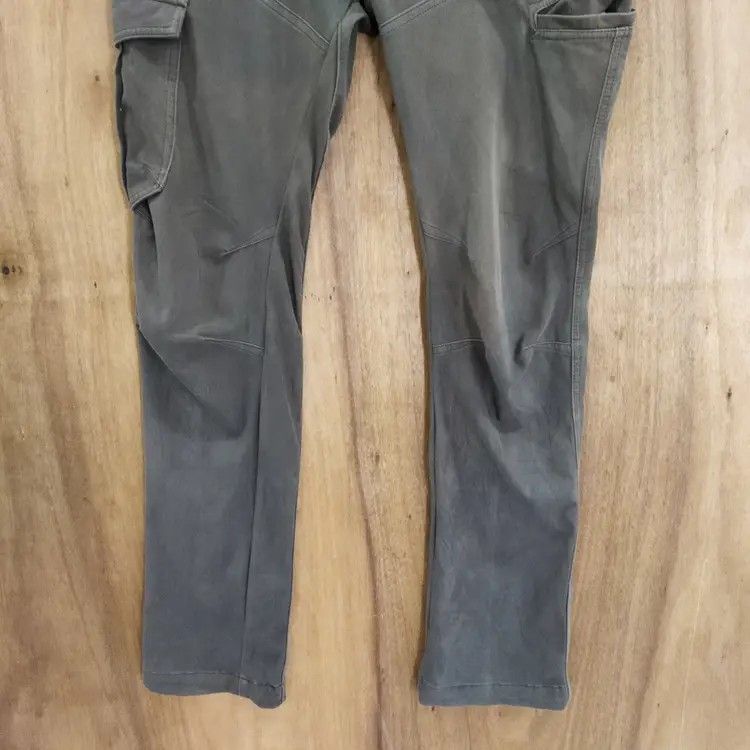 Japanese Brand FIELD CORE STRECTH GREEN CARGO PANTS Size US 32 / EU 48 - 3 Thumbnail