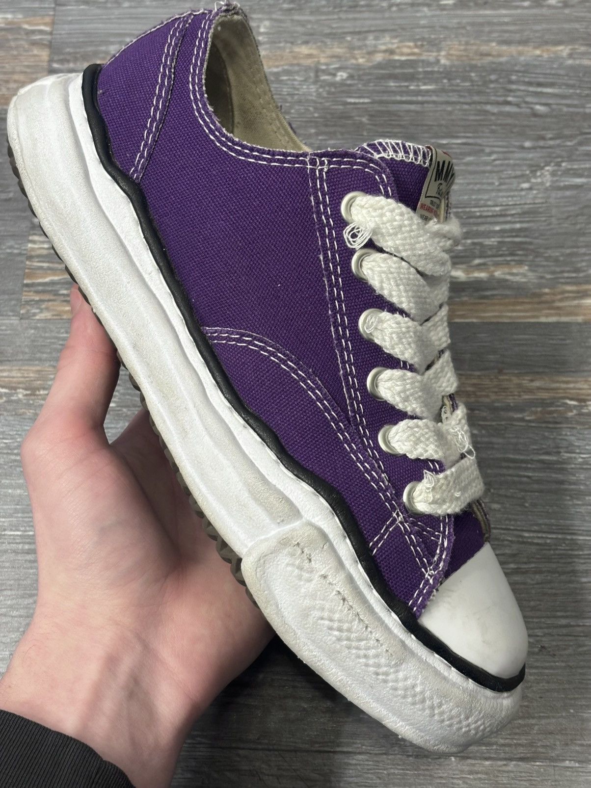Maison MIHARA YASUHIRO Maison Mihara Yasuhiro Hank Low Purple Size US 7 / EU 40 - 1 Thumbnail