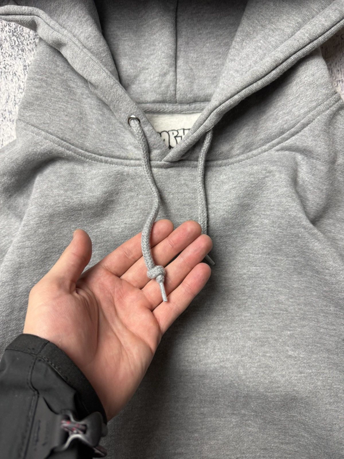 Empyre Empyre Gray Logo Patch Hoodie Size L Size US L / EU 52-54 / 3 - 11 Thumbnail