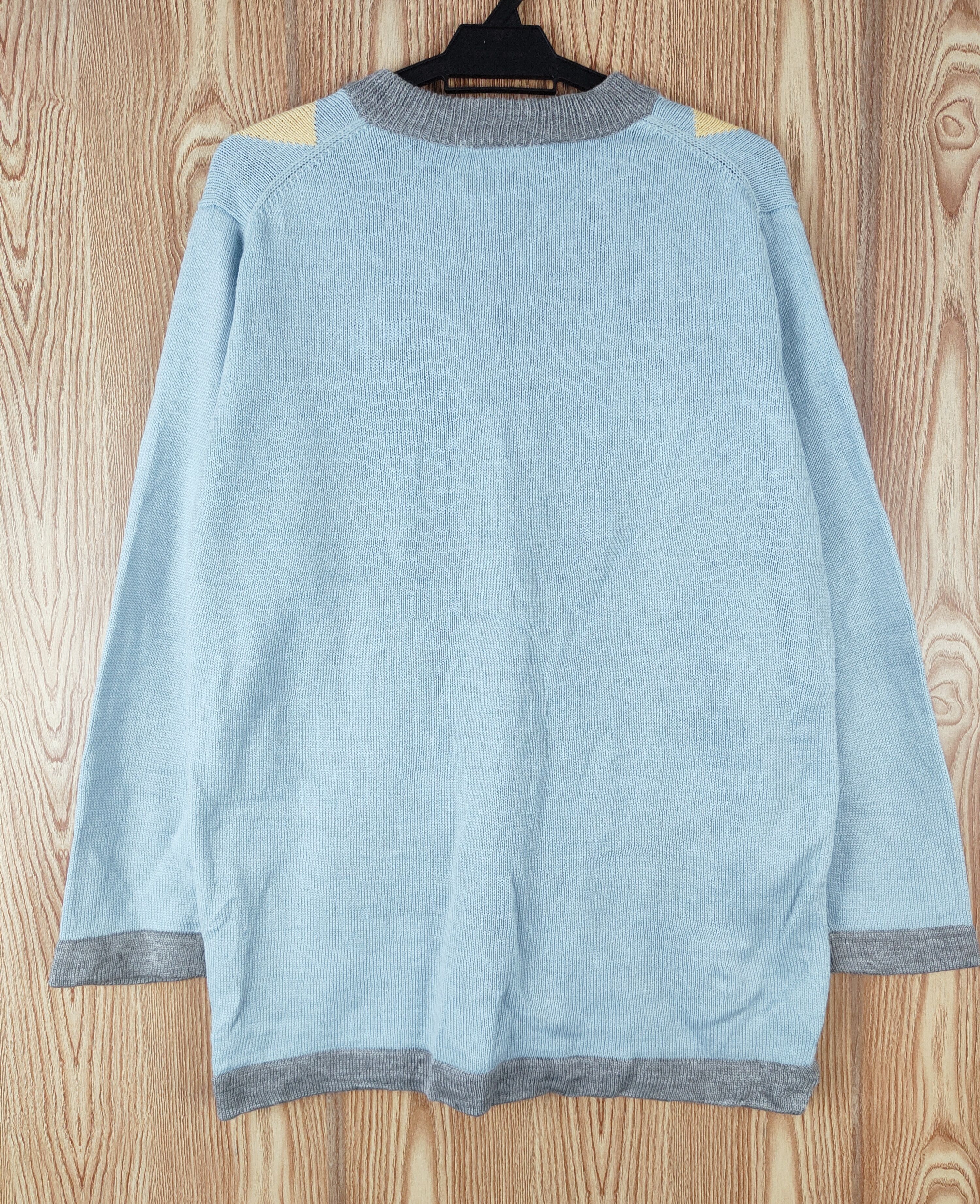 Japanese Brand J.Ates Blue Knitwear Cardigan #W038 Size US L / EU 52-54 / 3 - 8 Thumbnail