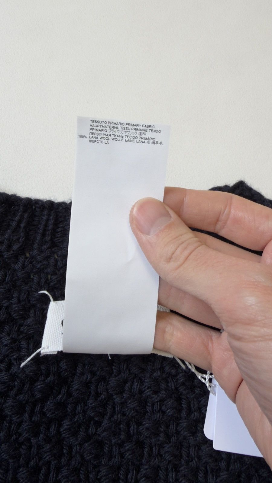 Maison Margiela A/W 21 Distressed Blue Cable Knit Sweater Size US XL / EU 56 / 4 - 7 Thumbnail