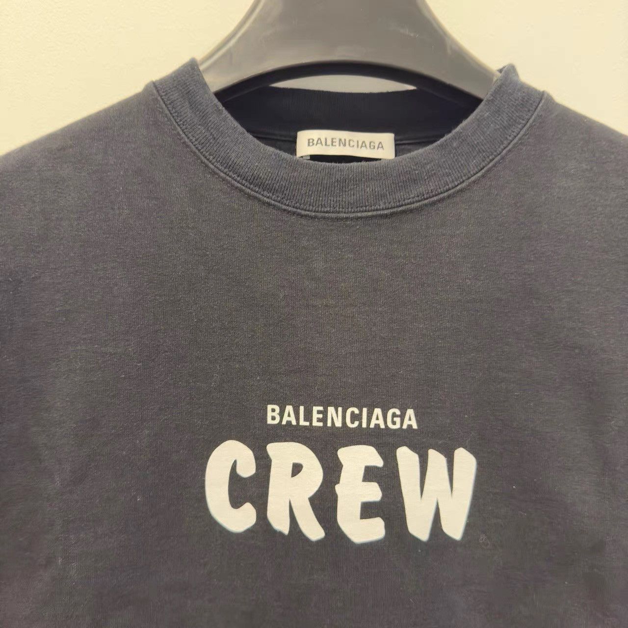 Balenciaga Balenciaga Black Crew Short Sleeve K28 Size US S / EU 44-46 / 1 - 3 Thumbnail