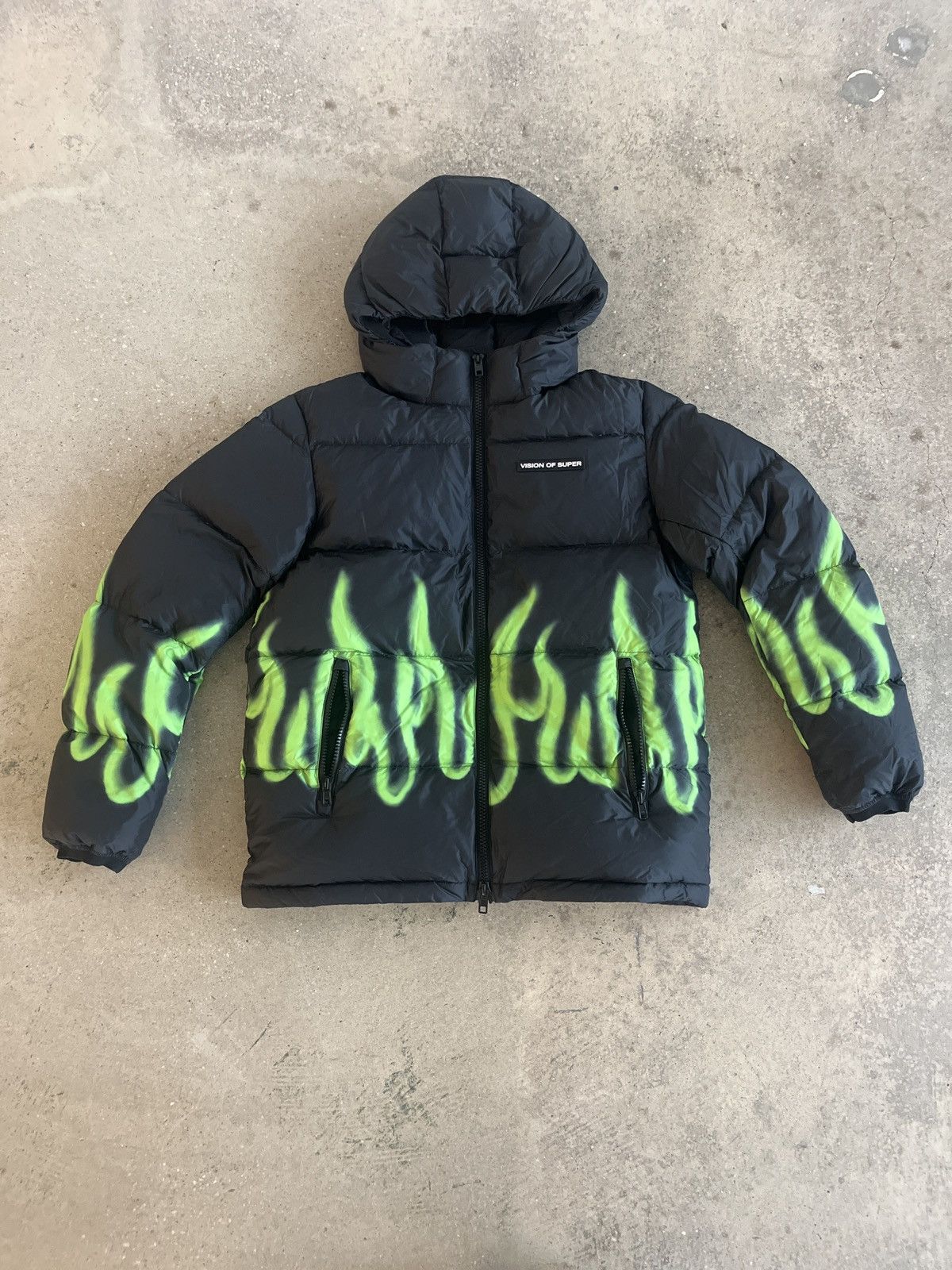 Other VISION OF SUPER flames jacket black/green Size US M / EU 48-50 / 2 - 1 Thumbnail