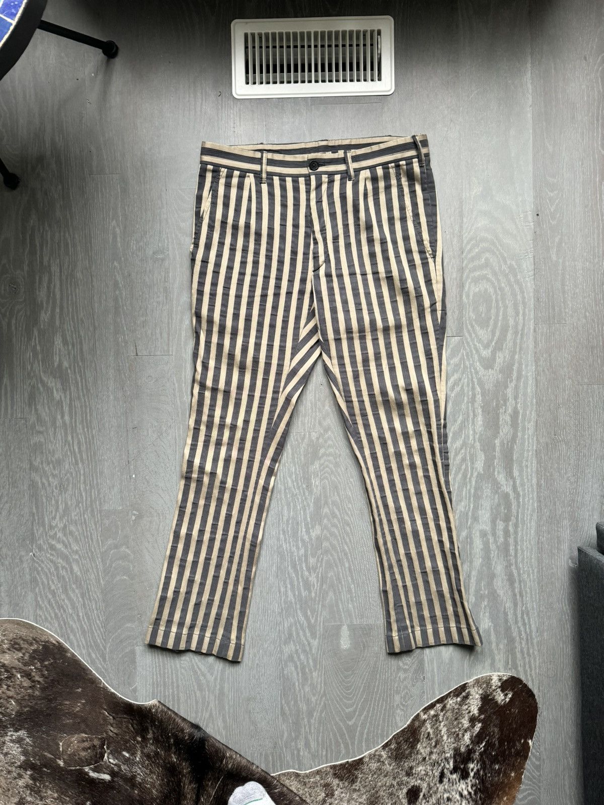 Ann Spring Summer 2014 Striped Silk pants