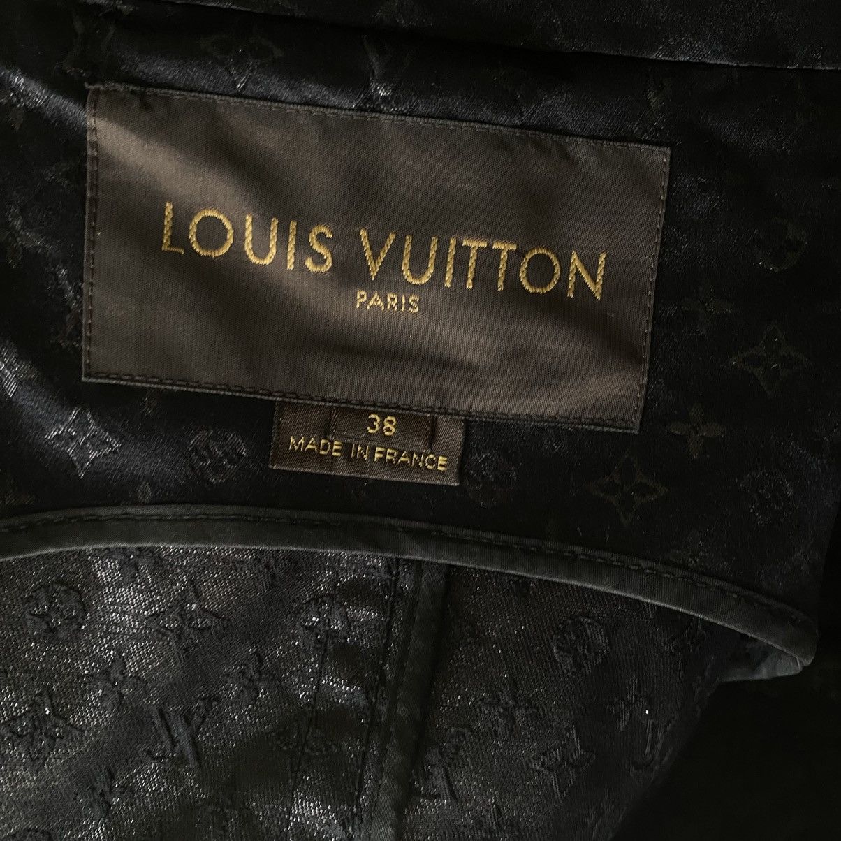 Louis Vuitton × Marc Jacobs SS12 Silk Monogram Coat With Detachable Fox Fur Collar Size S / US 4 / IT 40 - 7 Thumbnail