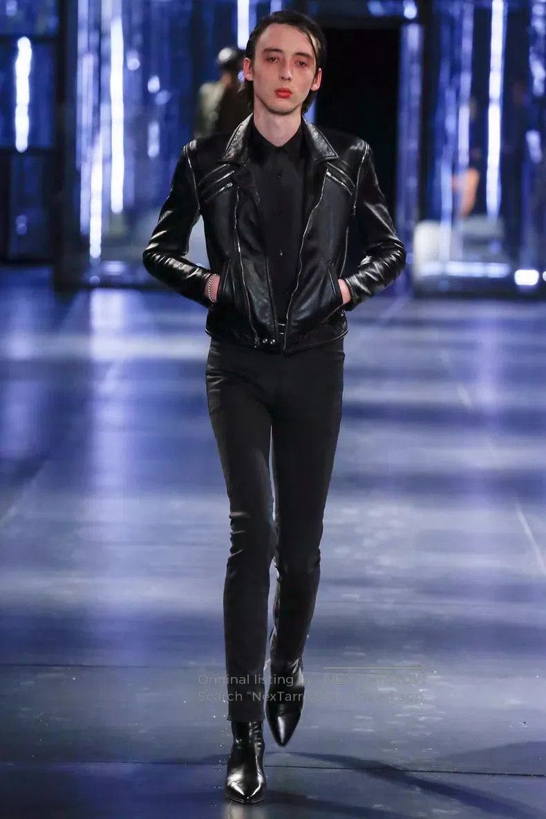 Saint Laurent Paris Saint Laurent Paris Five Zipper Biker Jacket i Size US M / EU 48-50 / 2 - 6 Thumbnail