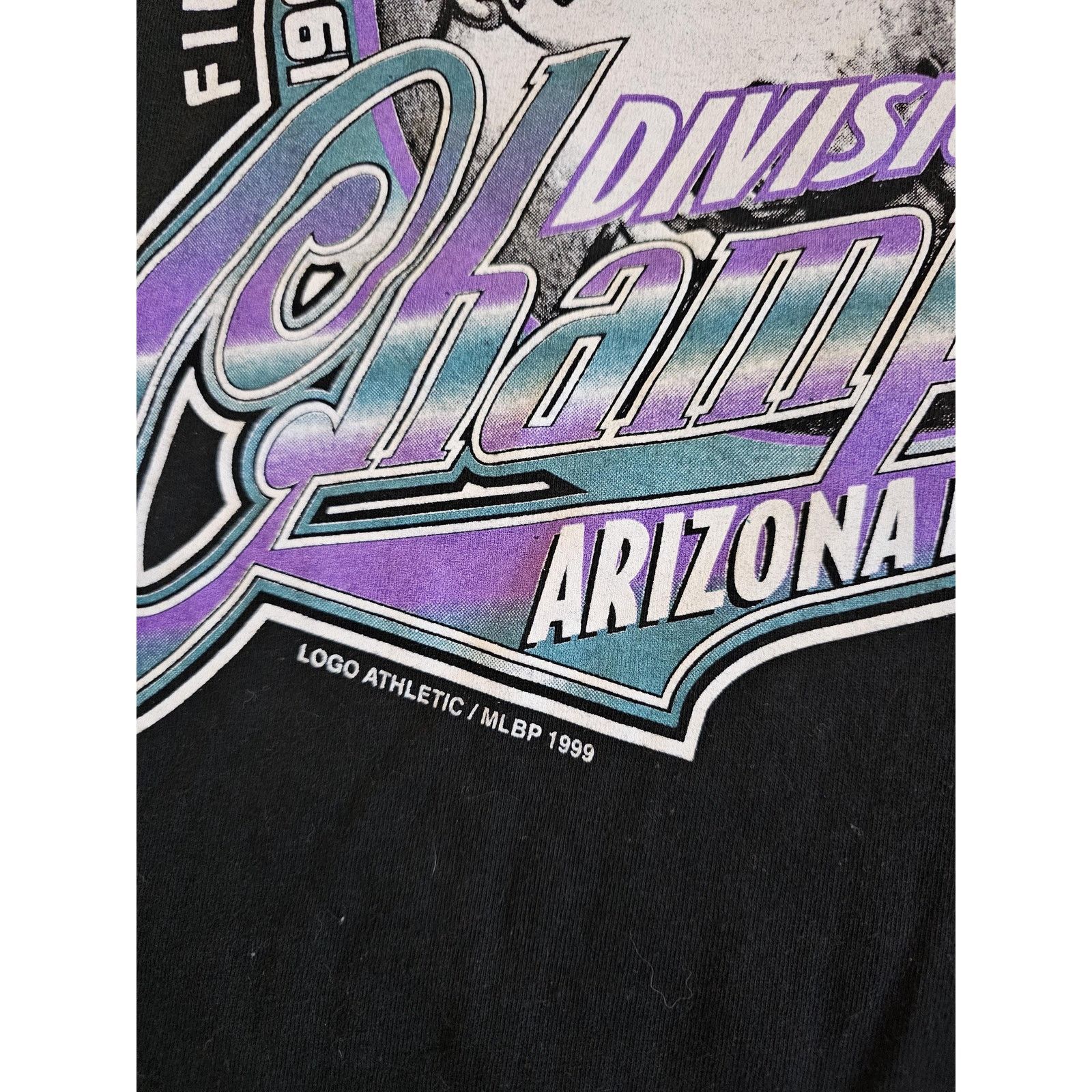 Tultex Arizona Diamondbacks 1999 Champions T-shirt, Black Sz 2XL Size US XXL / EU 58 / 5 - 2 Thumbnail