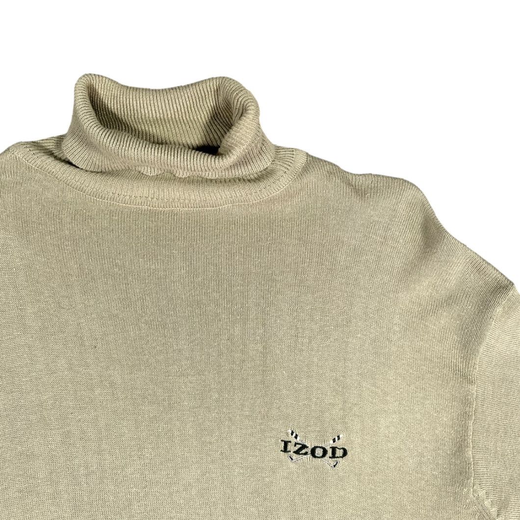 Izod VINTAGE Izod Sweater Brown Golf Turtleneck Pullover Adult MEDIUM 90s Mens Size US M / EU 48-50 / 2 - 2 Thumbnail
