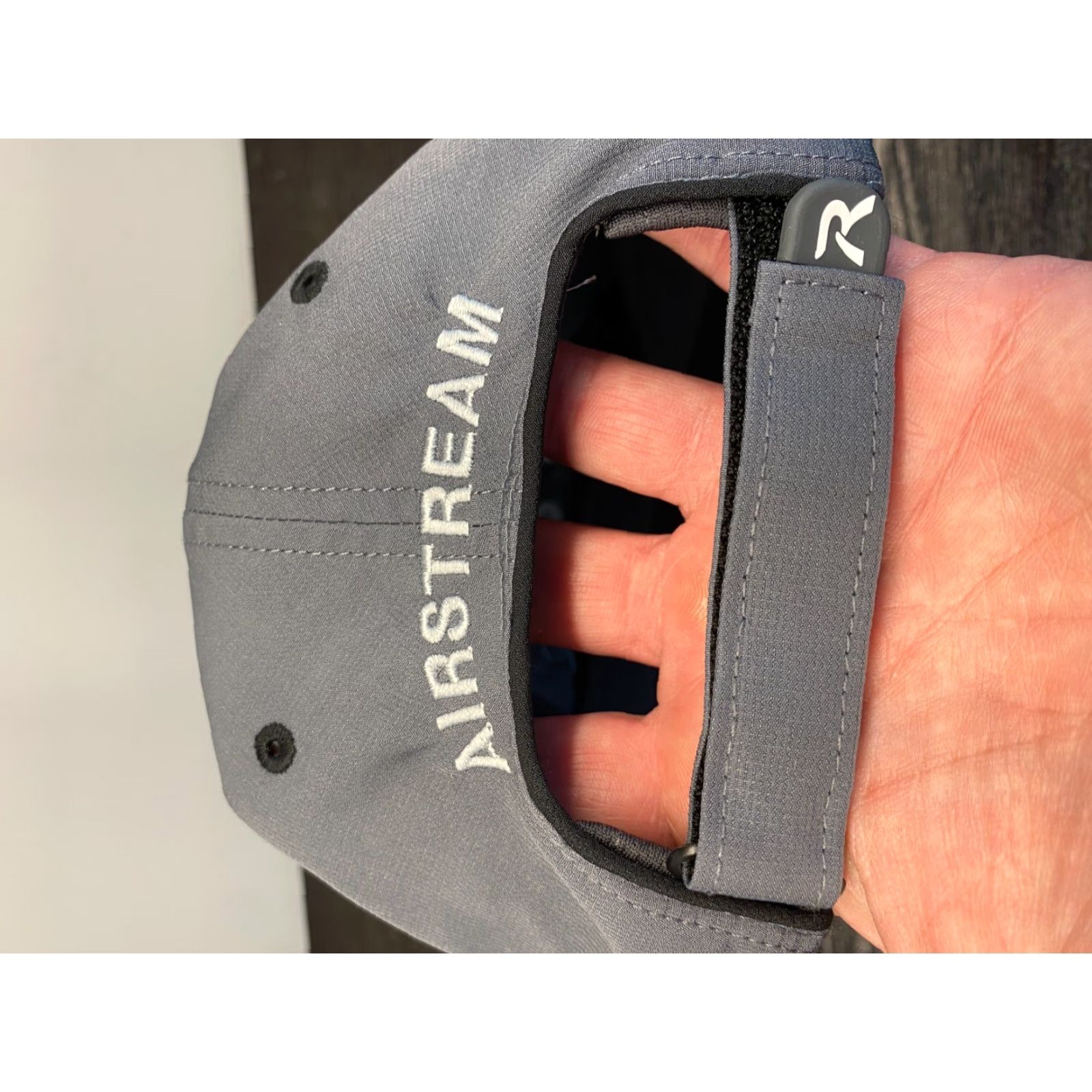 Vintage Airstream Richardson Gray Adjustable Strapback Cap - Rangeline Logo Richarson Mens One Size Hat Size ONE SIZE - 5 Thumbnail