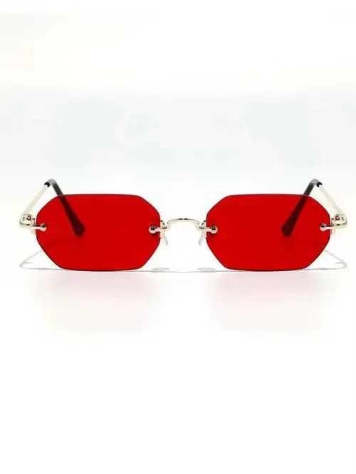 Other Retro Punk Kurt Cobain Style Sunglasses Square Frame Fashion Size ONE SIZE - 4 Thumbnail