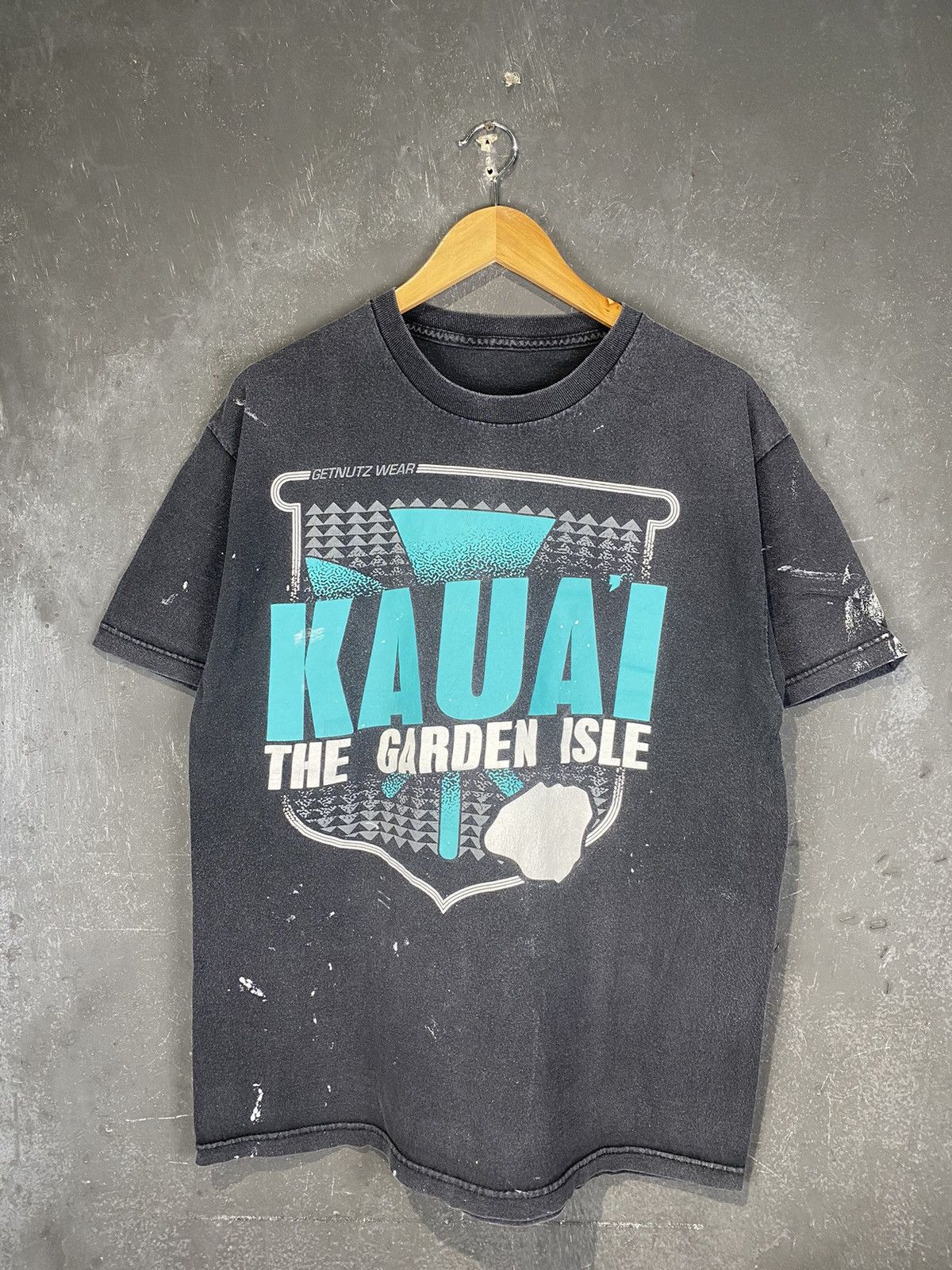 Vintage Getnutz Kauai The Garden Isle Painted Tee Size US L / EU 52-54 / 3 - 2 Thumbnail