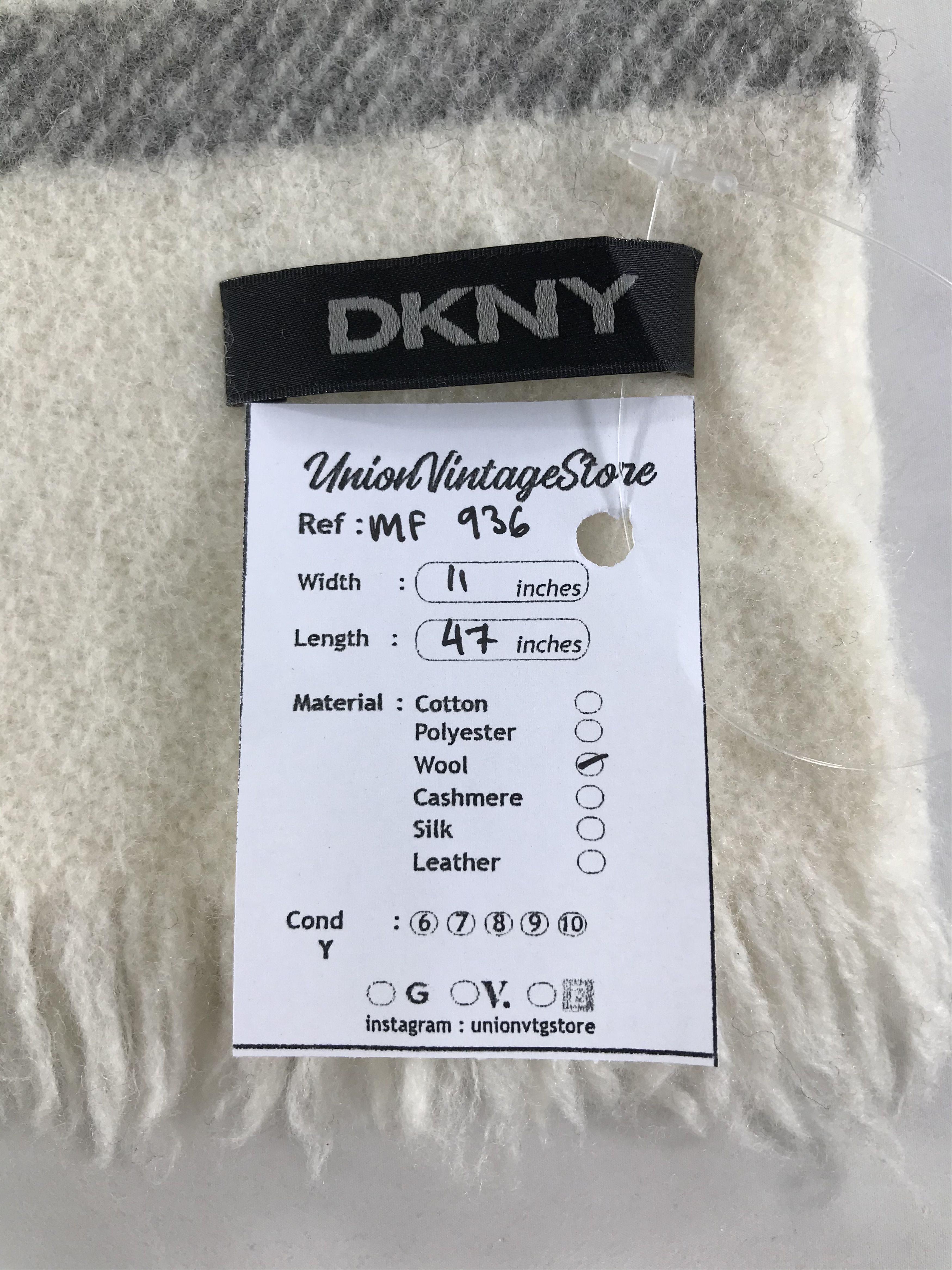 DKNY Vintage DKNY Scarf/Muffler/Neckwear MF936 Size ONE SIZE - 4 Thumbnail
