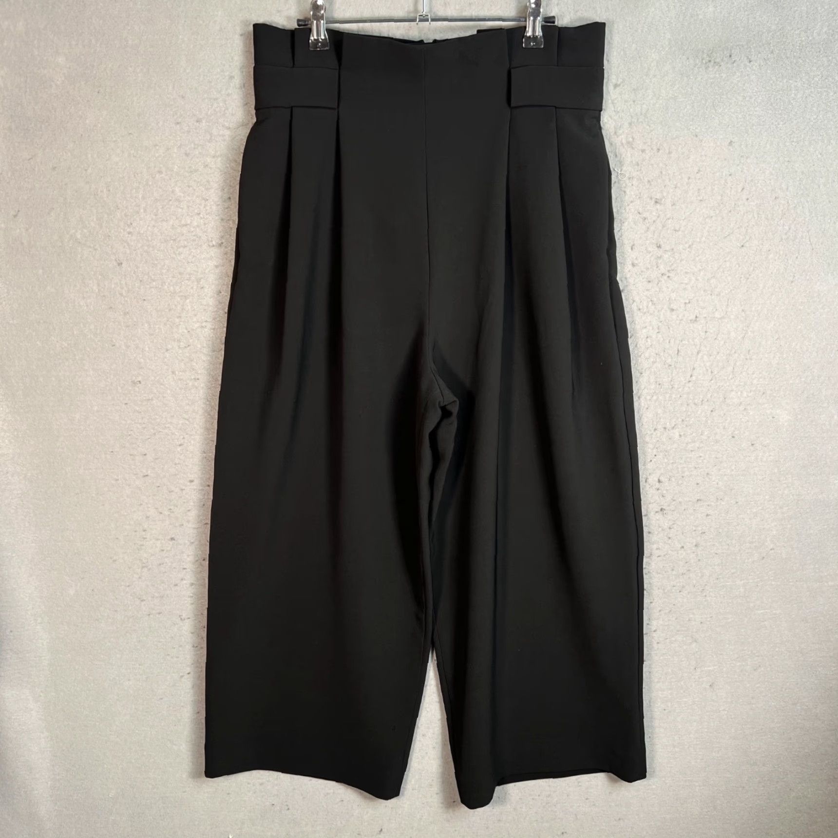 Cos COS Womens Wide-Leg Trousers Pants High-Waisted Black 40 EUR Pockets Inseam 24 in Size 27" / US 4 / IT 40 - 2 Thumbnail