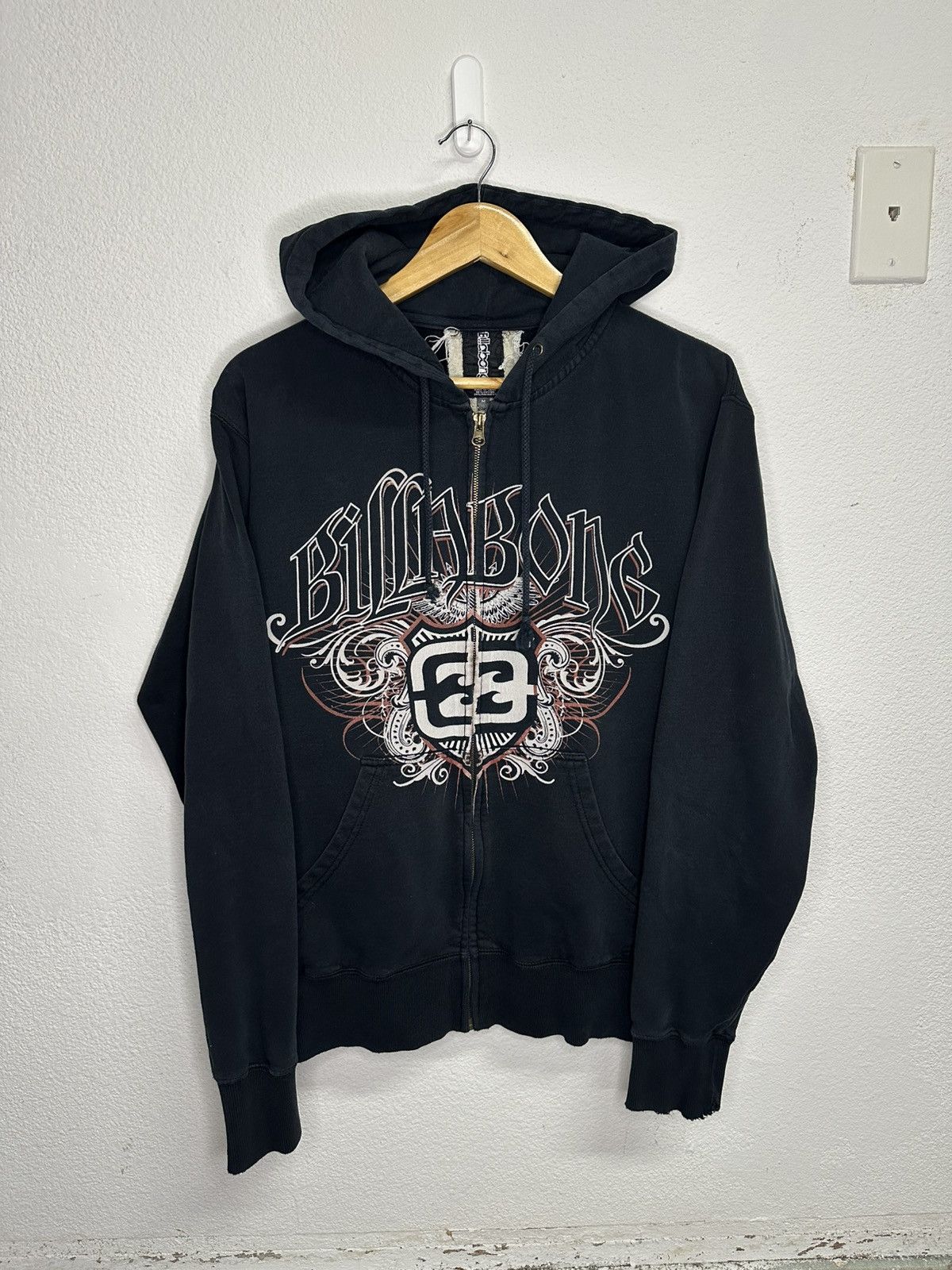 Billabong Y2K Billabong Zip Up Hoodie Size US M / EU 48-50 / 2 - 1 Thumbnail
