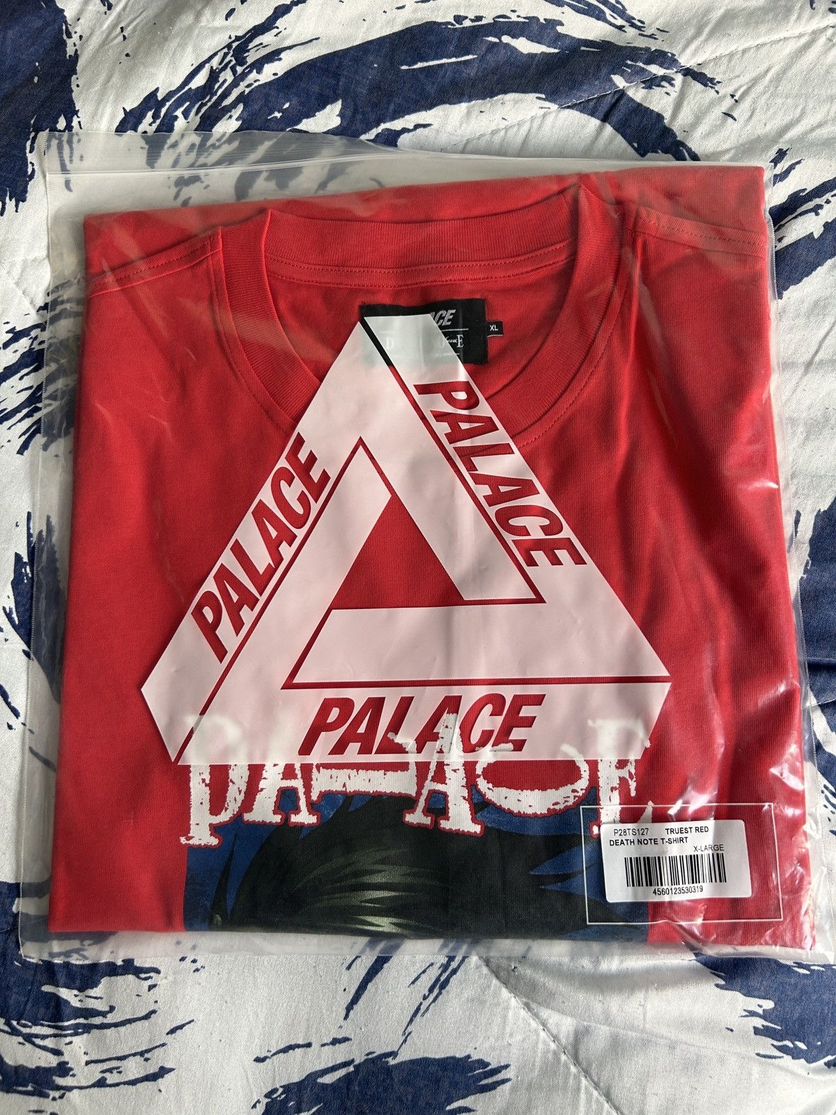Palace Palace death note tee shirt red | Grailed