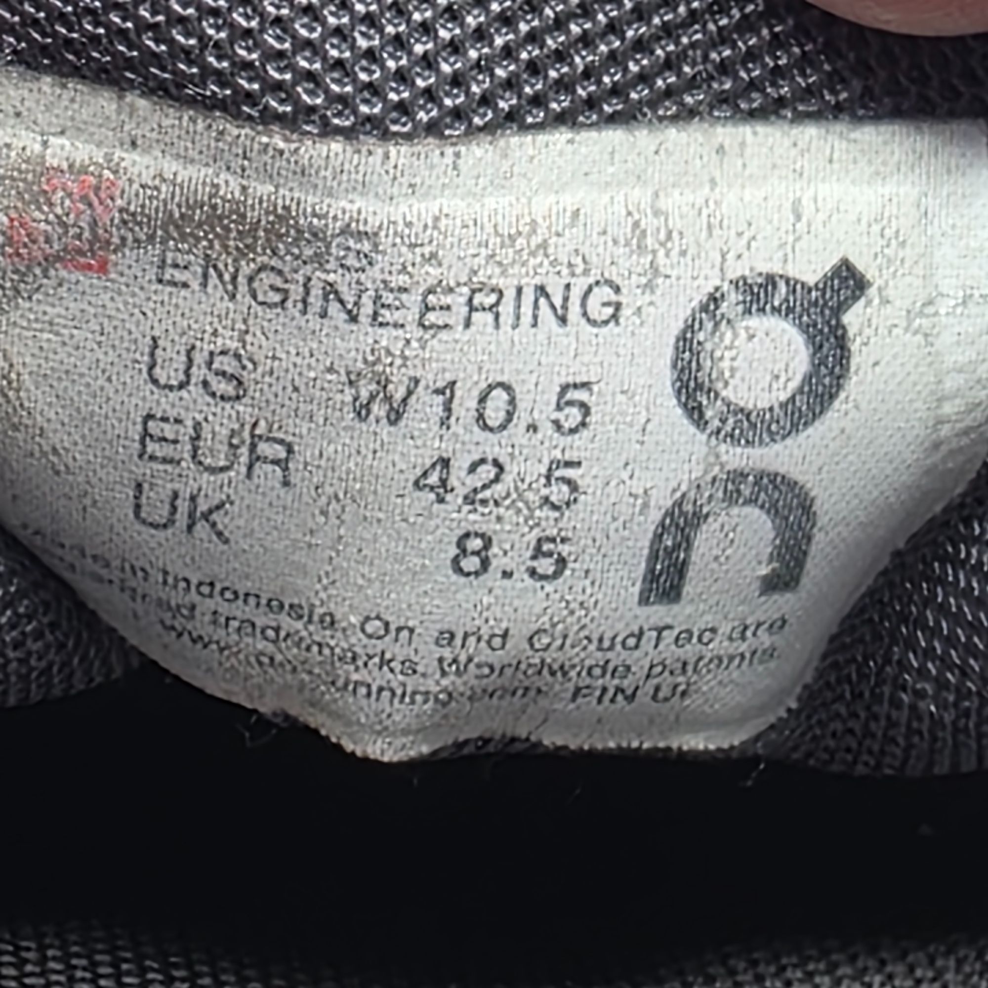 On On Cloud 5 Womens Size 10.5 Black Running Shoes Athletic Out Size US 10.5 / IT 40.5 - 7 Thumbnail