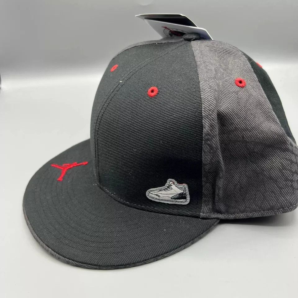 Jordan Brand Air Jordan Hat Men 8 Black Retro Jumpman Fitted Cap New Size ONE SIZE - 2 Thumbnail