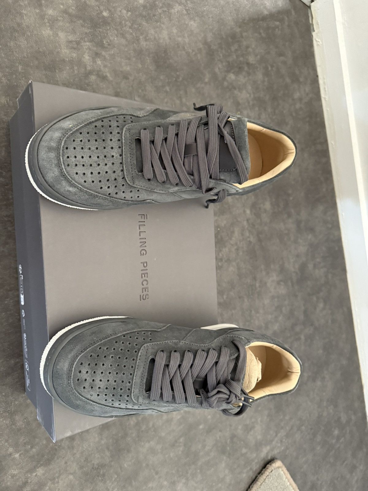 Filling Pieces Filling Pieces Curb Era Navy Suede EU 41 Size US 7.5 / EU 40-41 - 3 Thumbnail