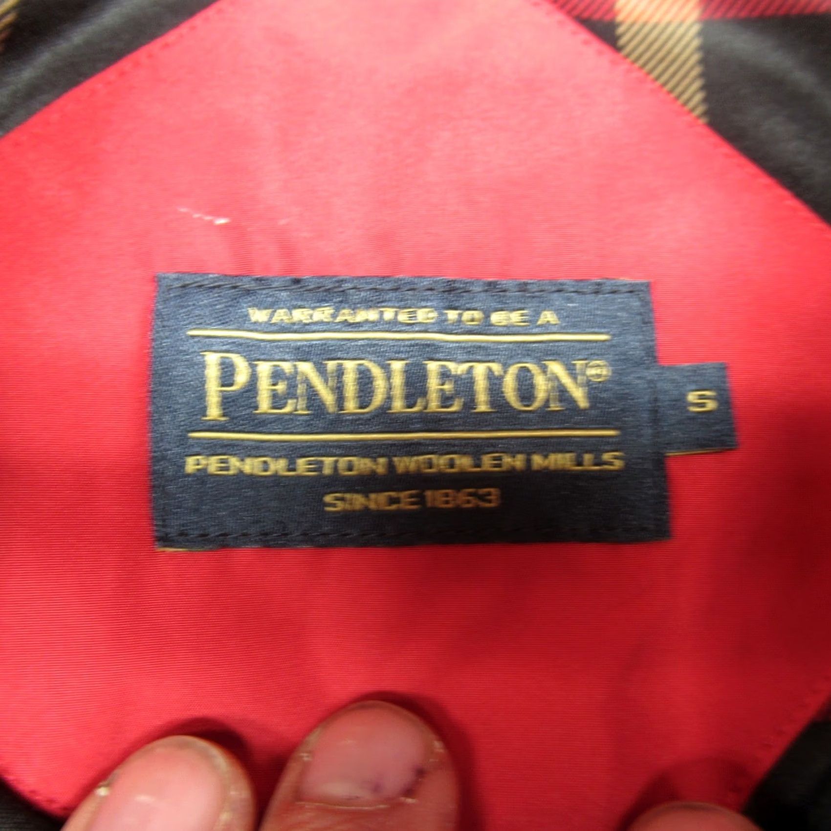 Pendleton Pendleton Red Quilted Barn Jacket Womens Small Snap Front Plaid Lined Classic Size S / US 4 / IT 40 - 5 Thumbnail