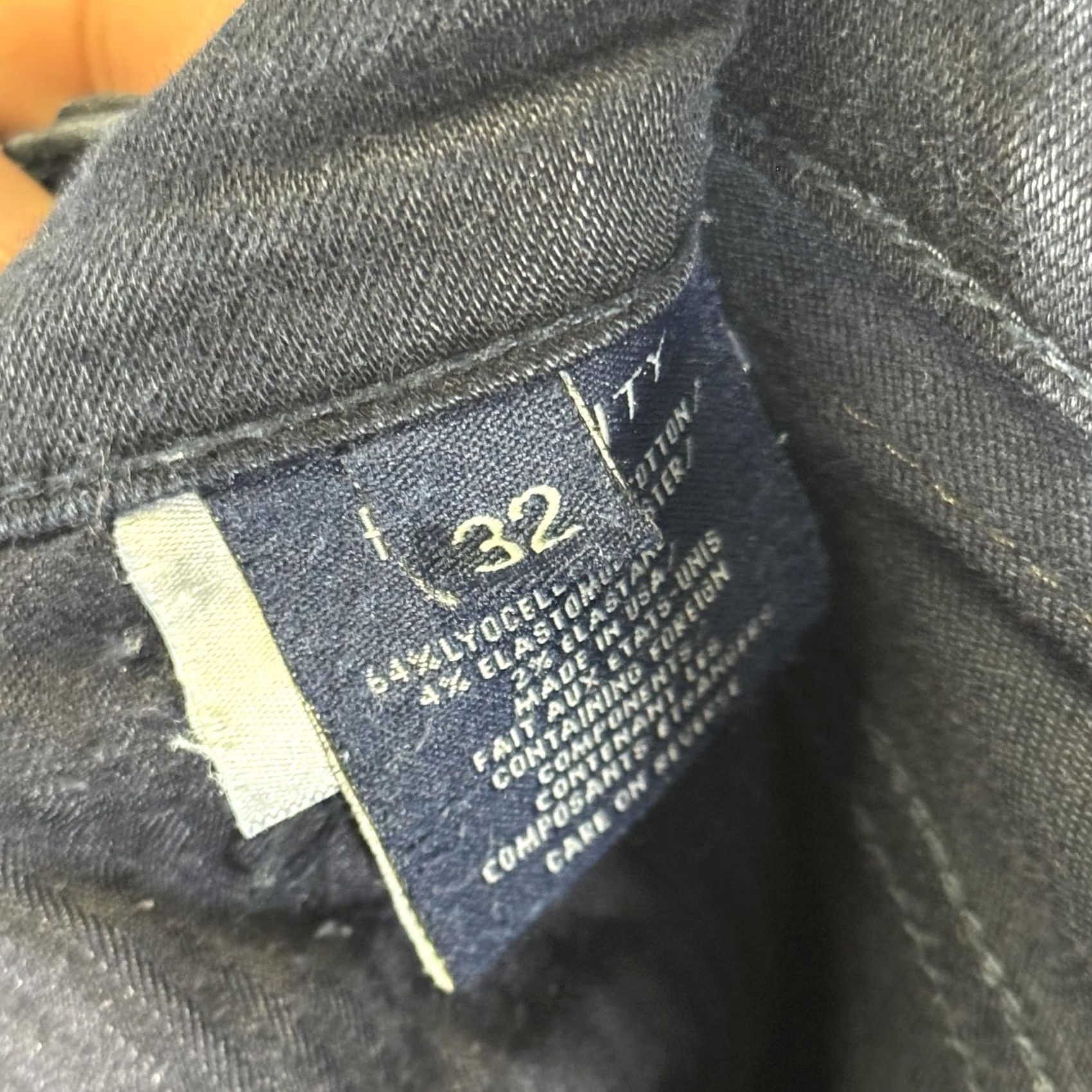 Denime Fidelity Jeans Mens 32 Dark Indigo Torino Stretch 5-Pocket Zip Fly Classic Denim Jeans Mens 32 Blue Slim Tapered Buttons Size US 32 / EU 48 - 6 Thumbnail