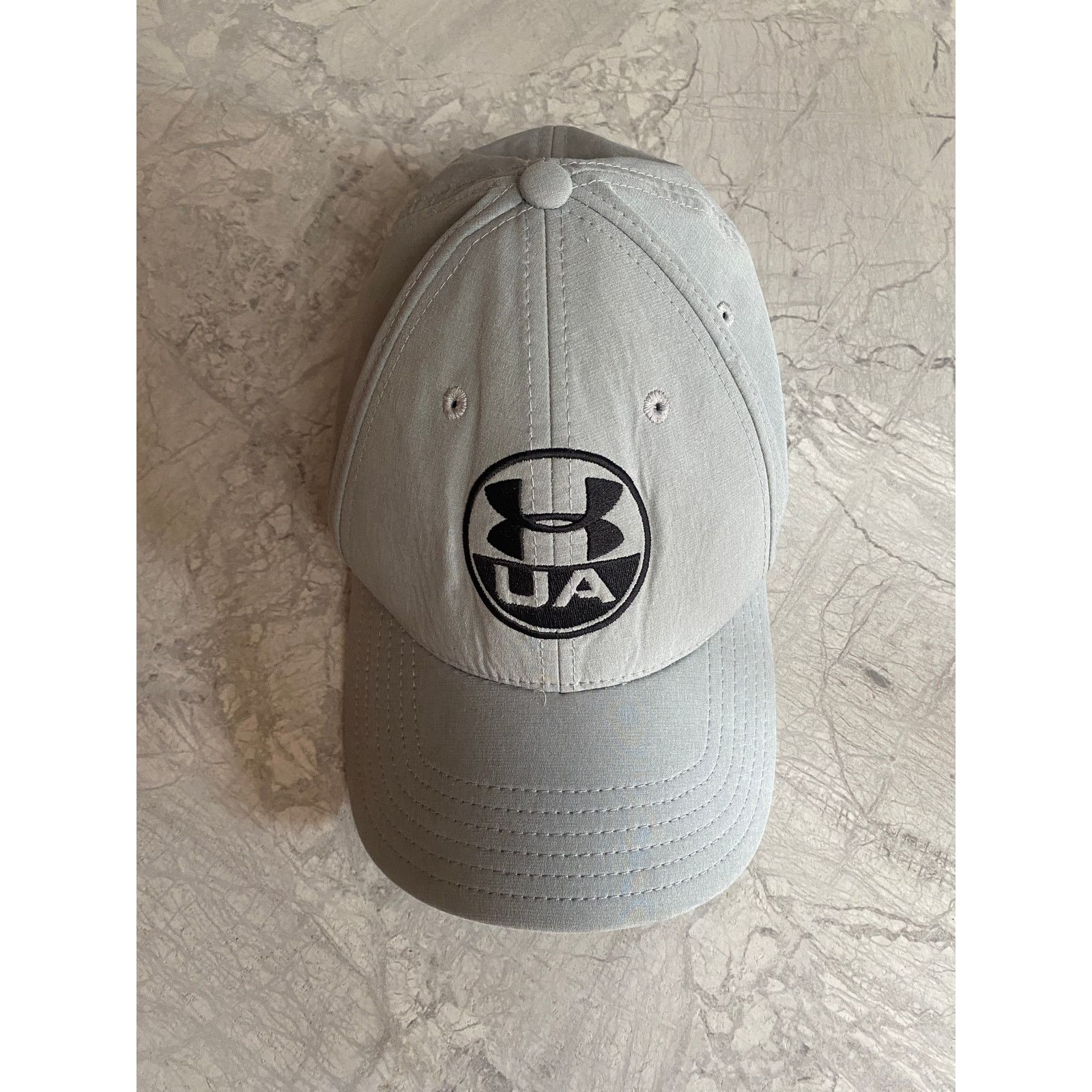 Under Armour Gray and Black Under Armour Stretch-Fit Hat Size M/L Size ONE SIZE - 3 Thumbnail