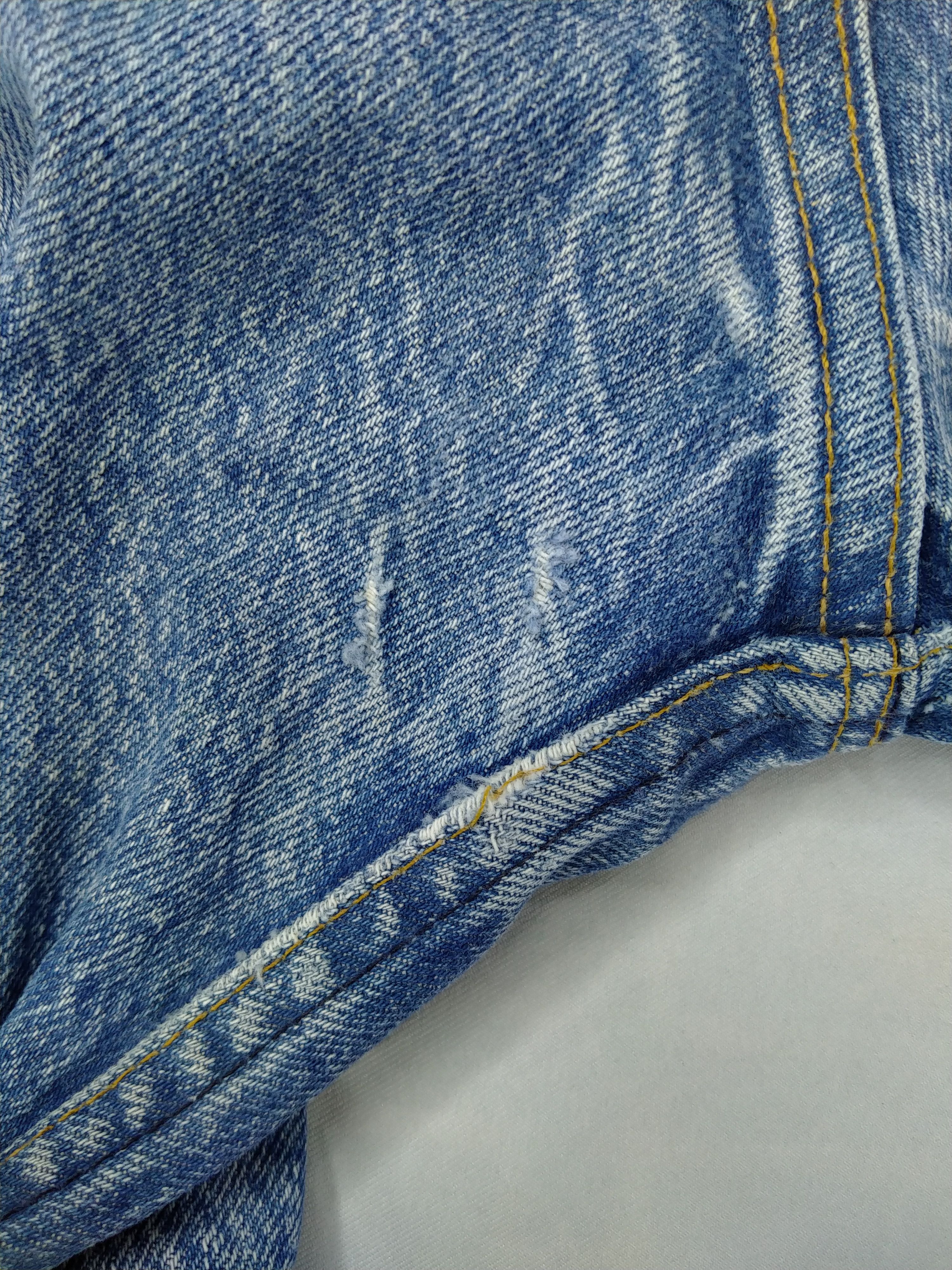 Japanese Brand Vintage Levi's 501 Paint Stain Denim 29 x 32 -JN767 Size US 29 - 11 Thumbnail