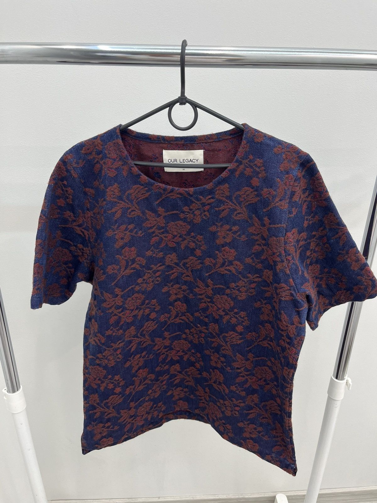 Our Legacy Our Legacy Heavy Cotton Floral Tee T-shirt Size US M / EU 48-50 / 2 - 2 Thumbnail