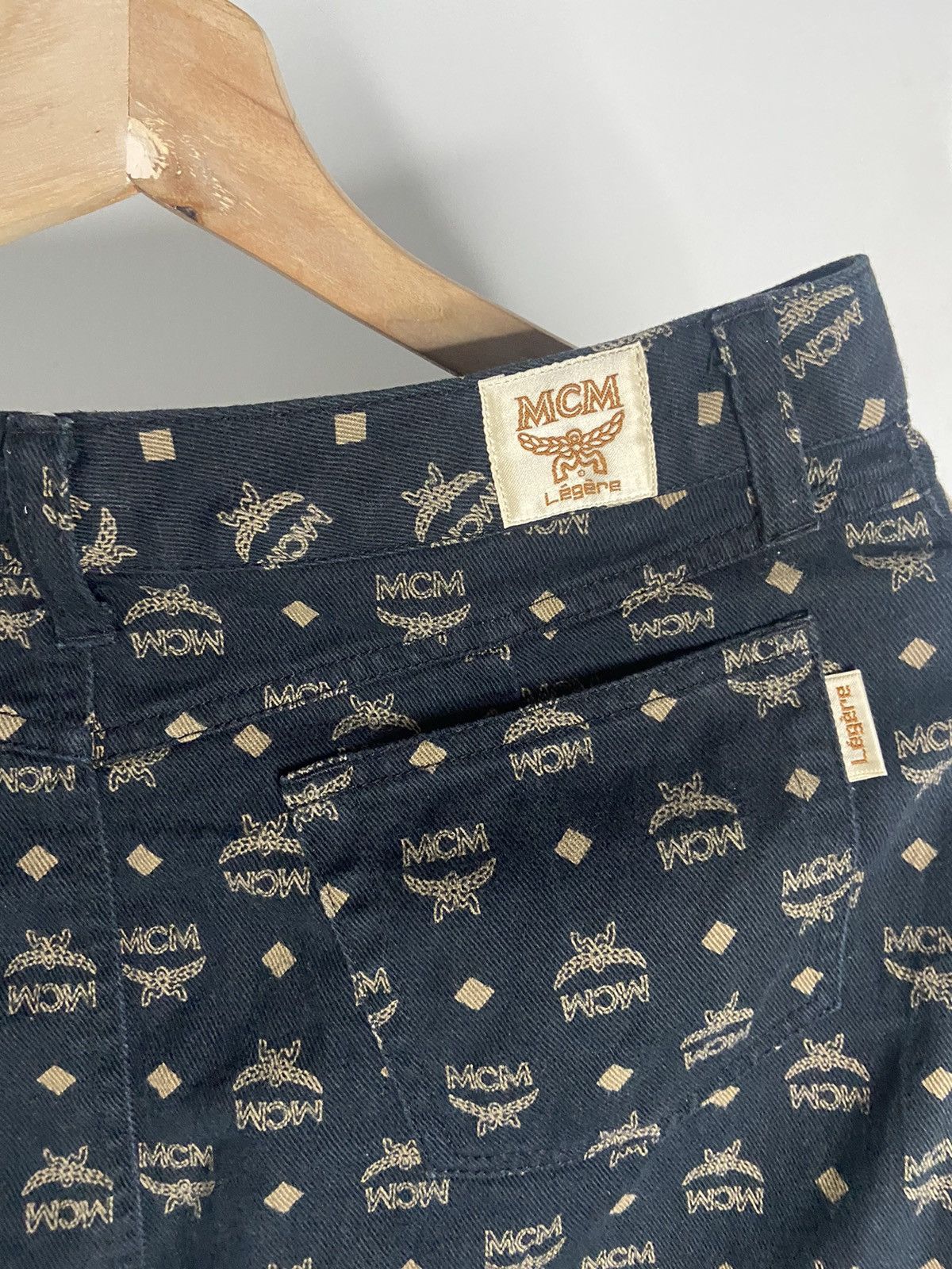 MCM × Vintage MCM MIDI SKIRT FULL LOGO MCM😊❤️ Size 31" - 9 Thumbnail