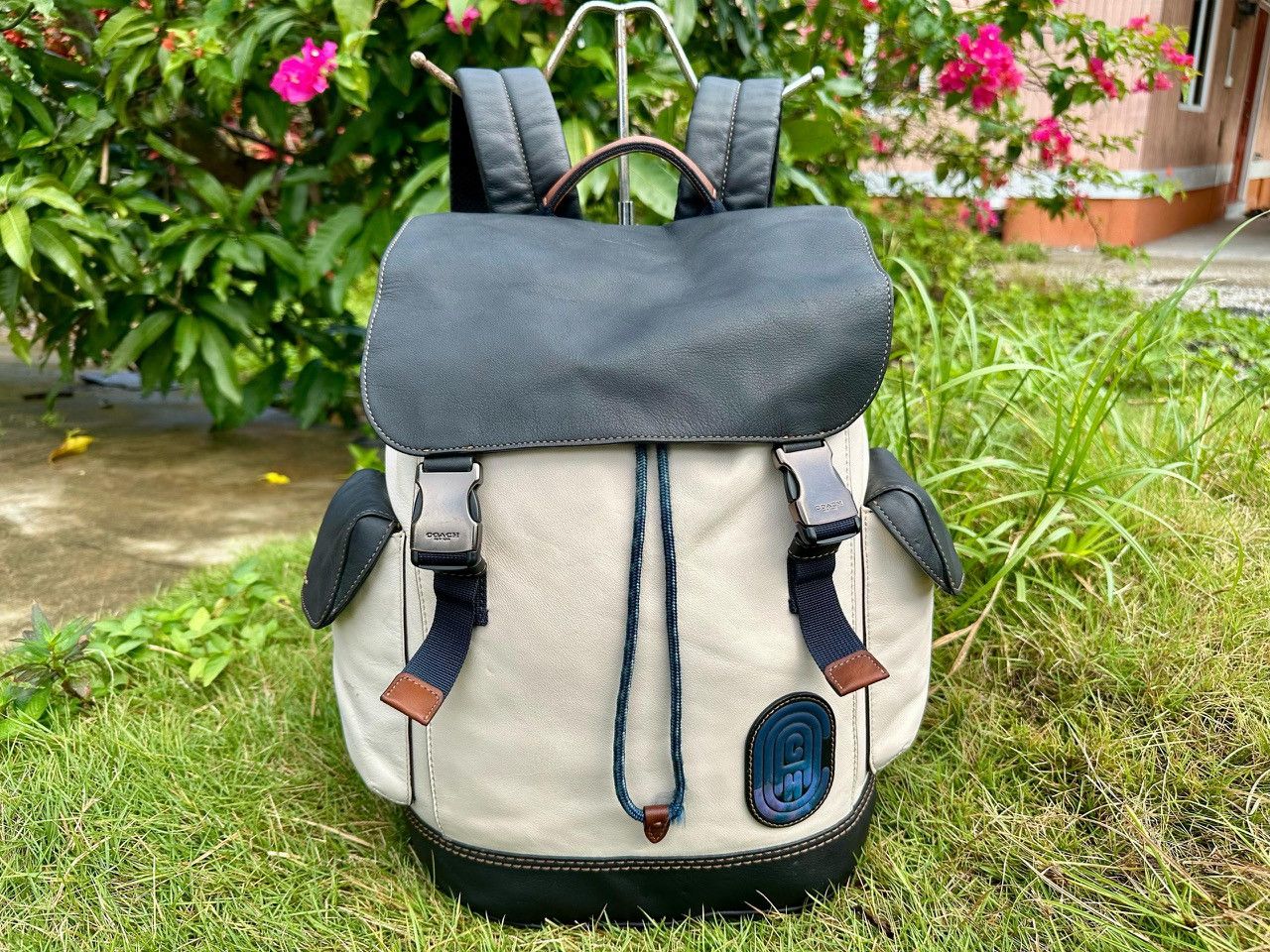 Coach Authentic Coach Rivington Patch Leather Backpack Size ONE SIZE - 1 Thumbnail