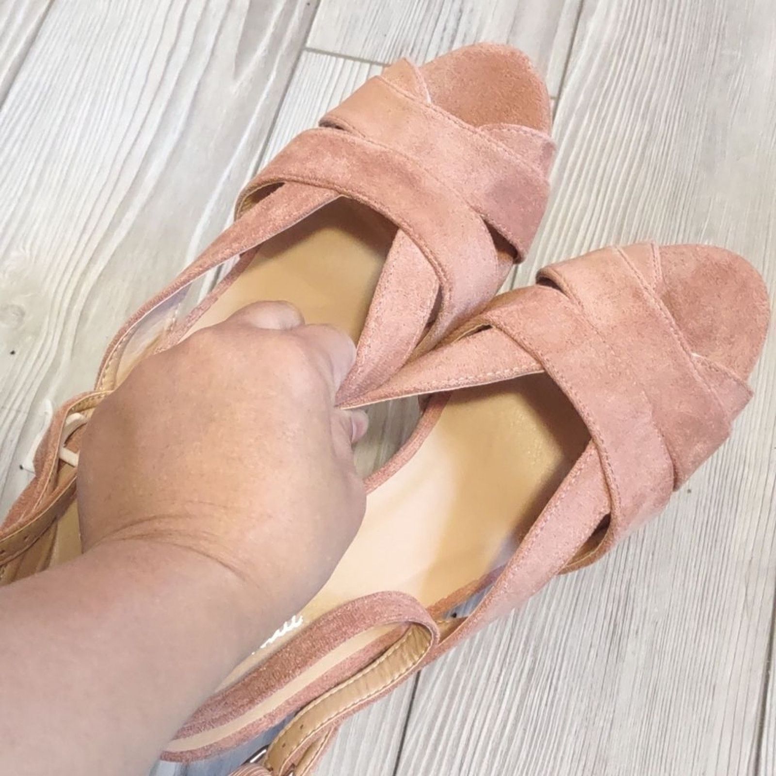 Other (30-1359) Katliu Women's Heeled Sandals Sz 9.5 (40) Size US 9.5 / IT 39.5 - 5 Thumbnail