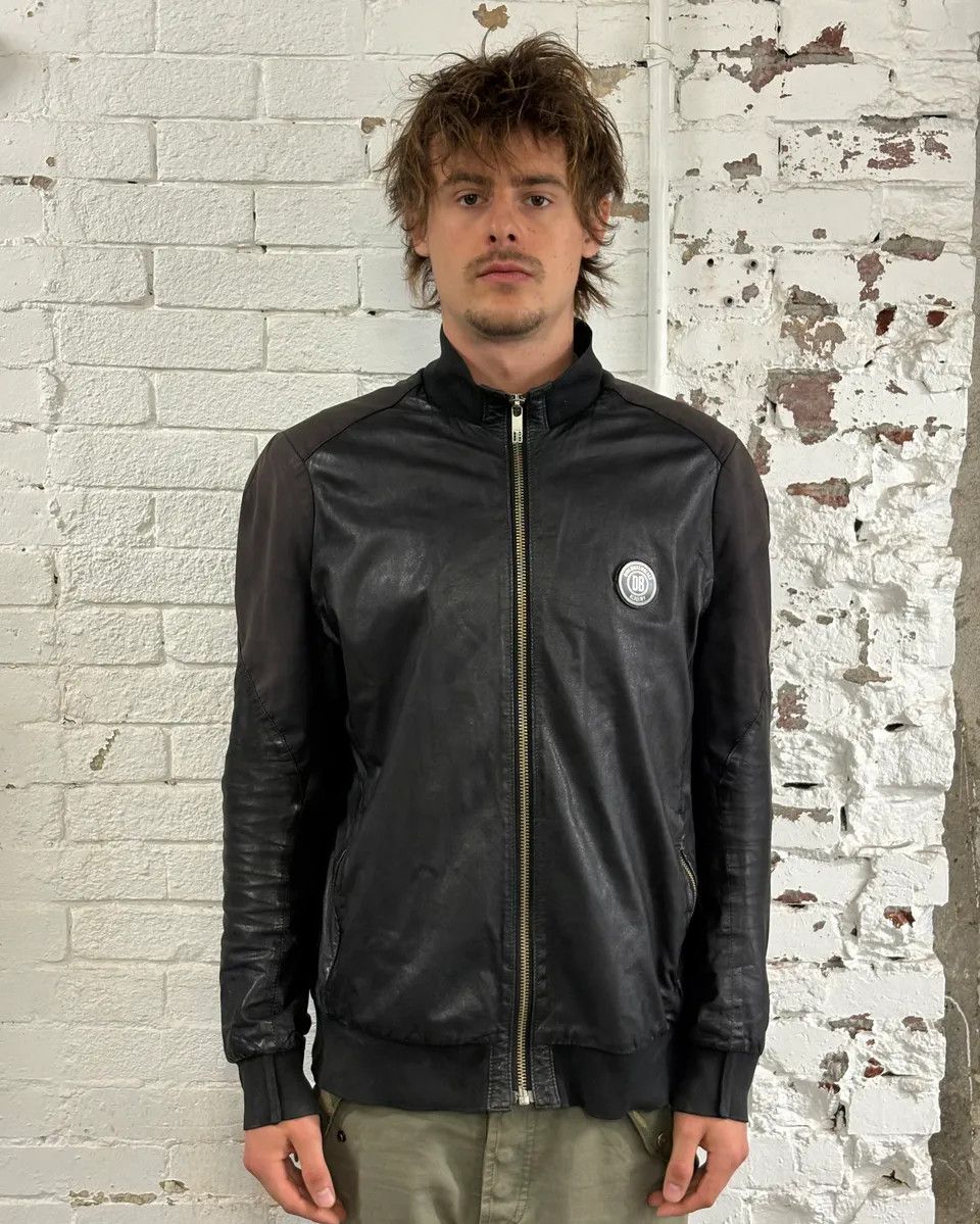 Dirk Bikkembergs 2010s Dirk Bikkembergs Black Faded Leather Jacket Size US L / EU 52-54 / 3 - 2 Thumbnail