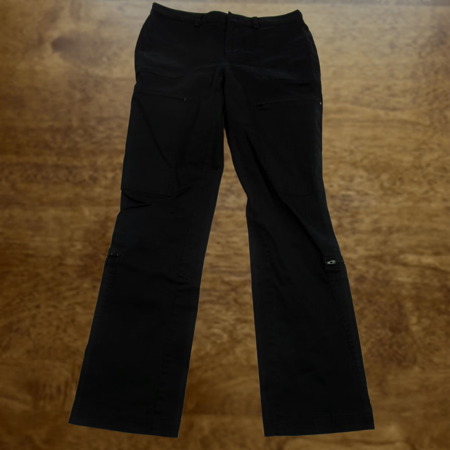 Ralph Lauren Ralph Lauren Pants Women 4 Lightweight Straight Black Casual Pockets Premium Size 27" / US 4 / IT 40 - 1 Thumbnail