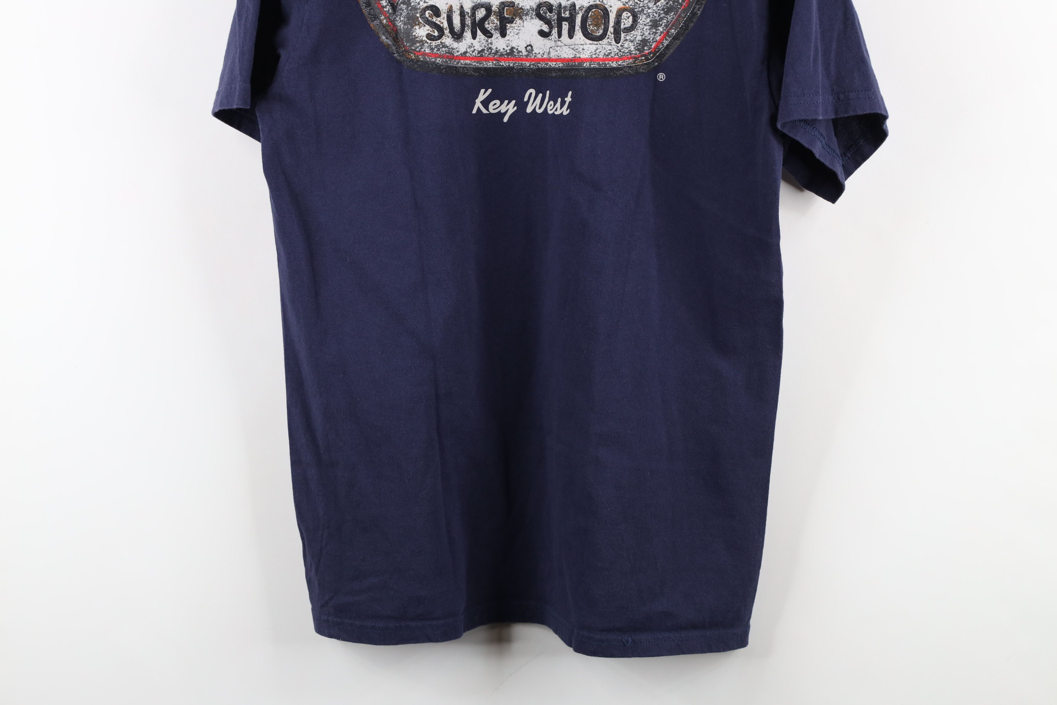 Vintage Vintage Ron Jon Surf Shop Key West Surfing T-Shirt Navy Blue Size US M / EU 48-50 / 2 - 12 Thumbnail