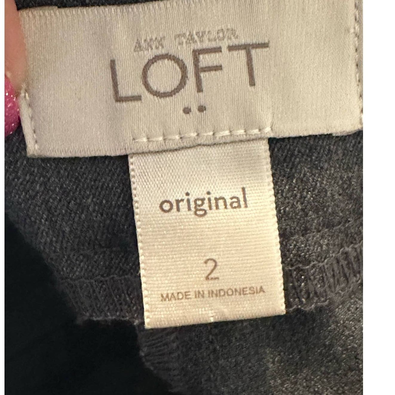 Loft Loft gray straight legs career pants size 2 Size 26" / US 2 / IT 38 - 3 Thumbnail