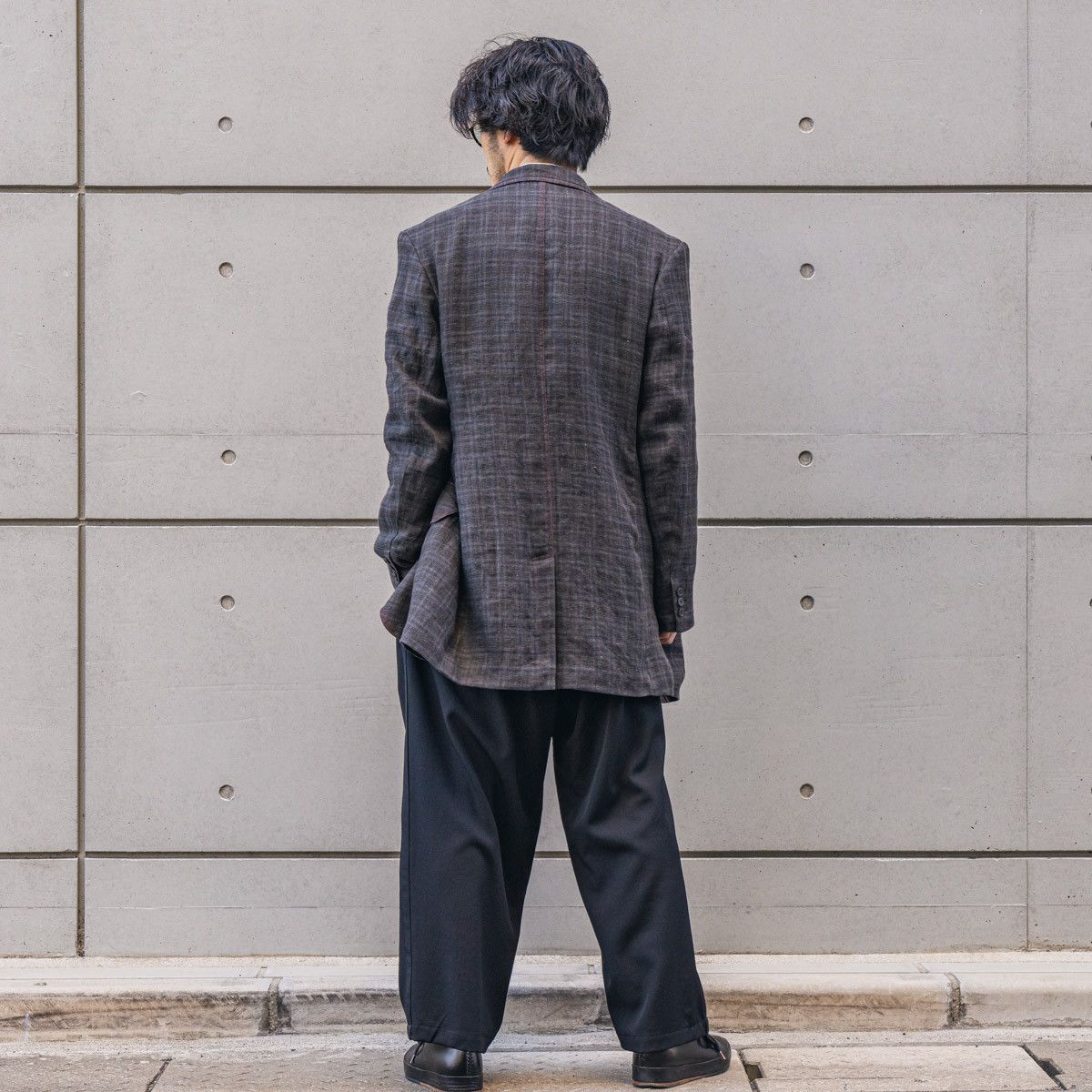 Yohji Yamamoto Yohji Yamamoto Pour Homme - Wool Gabardine SIDE TAPED PANTS Size US 30 / EU 46 - 8 Thumbnail
